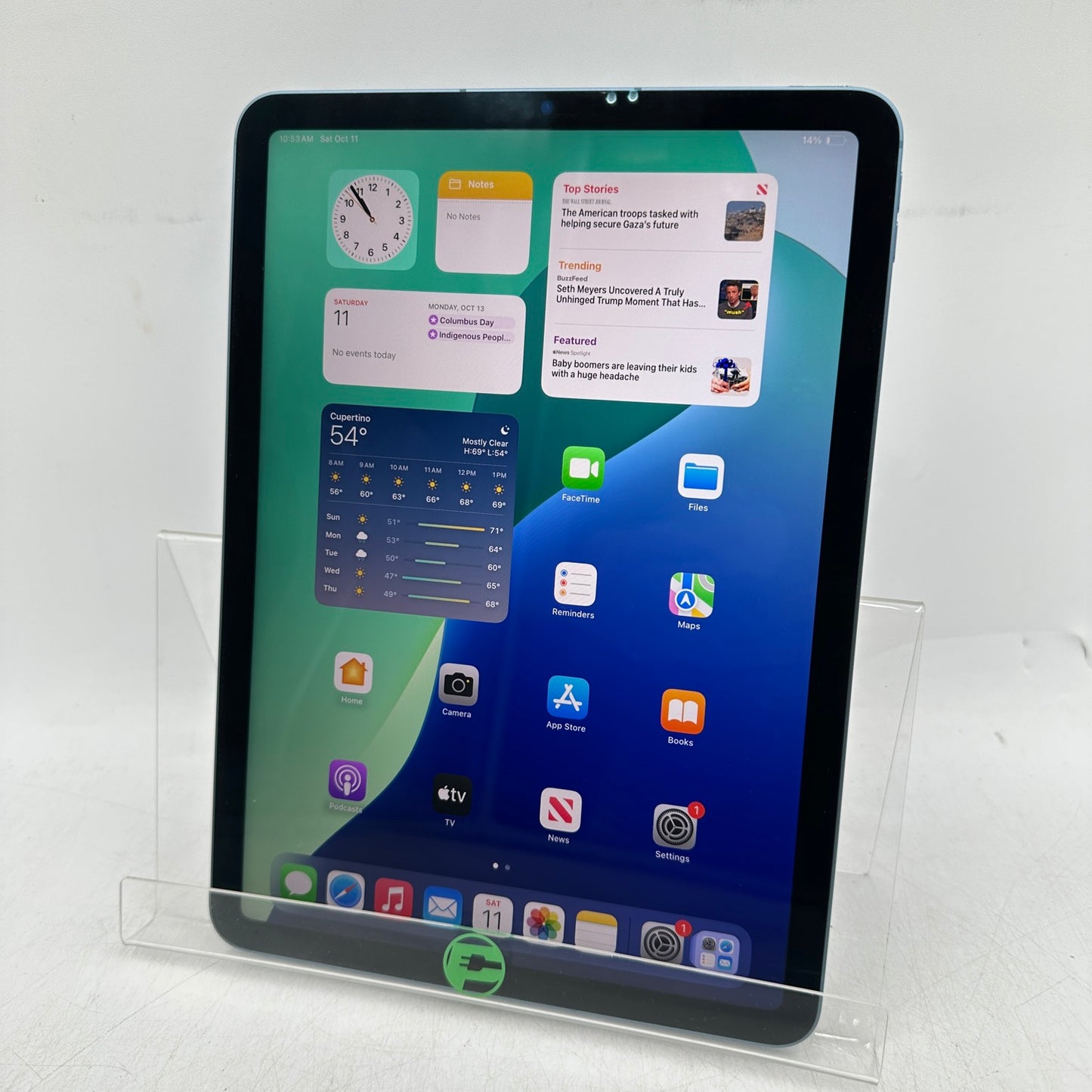 Unlocked Apple iPad Air 5th Gen 256GB Blue MM733LL/A