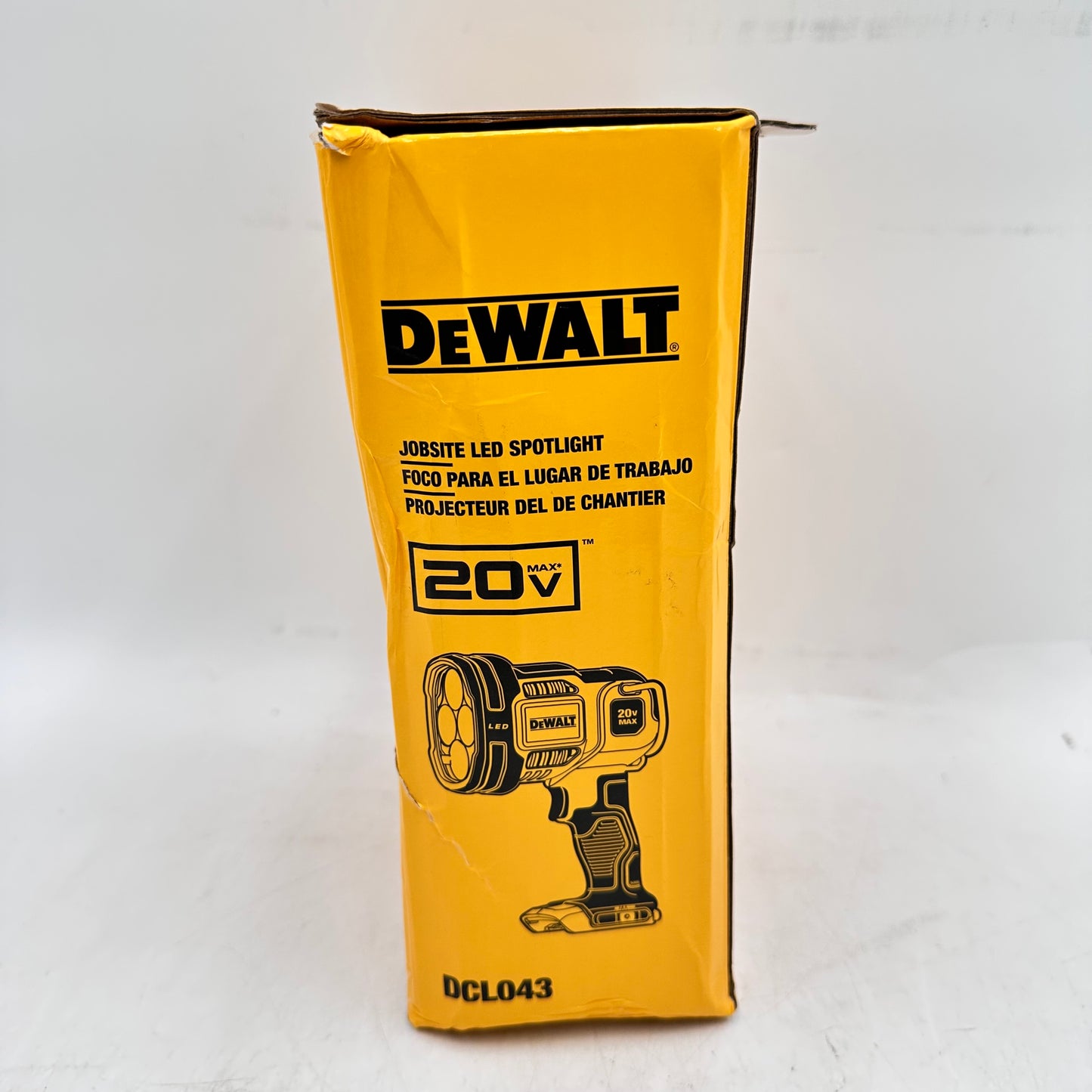 New DeWalt DCL043 20V MAX Jobsite LED Spotlight