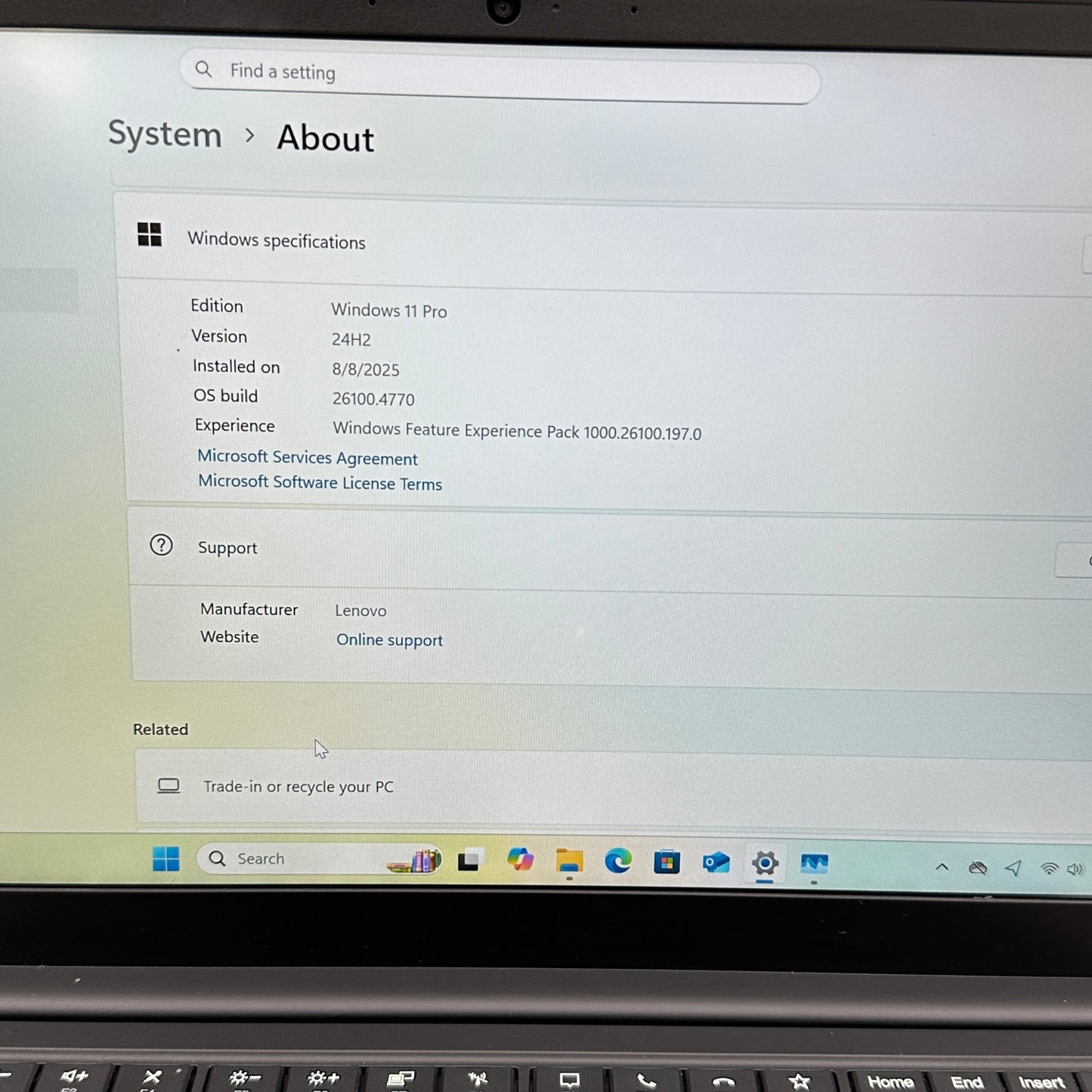 Lenovo ThinkPad E14 Gen 2 20TA 14" i5-1135G7 2.4GHz 8GB RAM 512GB SSD READ