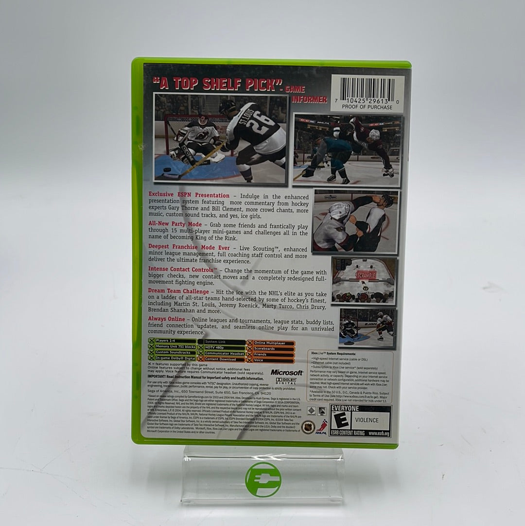 ESPN NHL 2K5 (Microsoft Xbox, 2004)