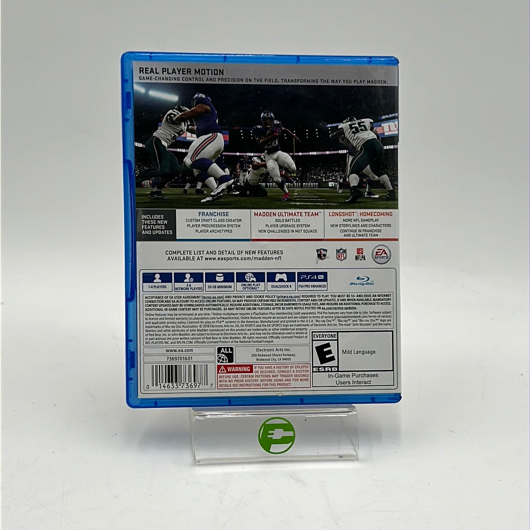 Madden NFL 19 (Sony PlayStation 4 PS4, 2018)