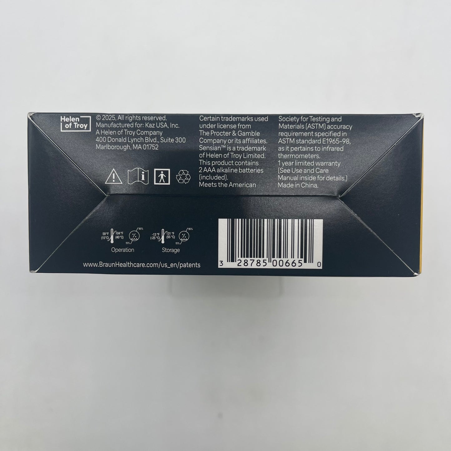 New Braun Sensian 4 Forehead Thermometer BNT100