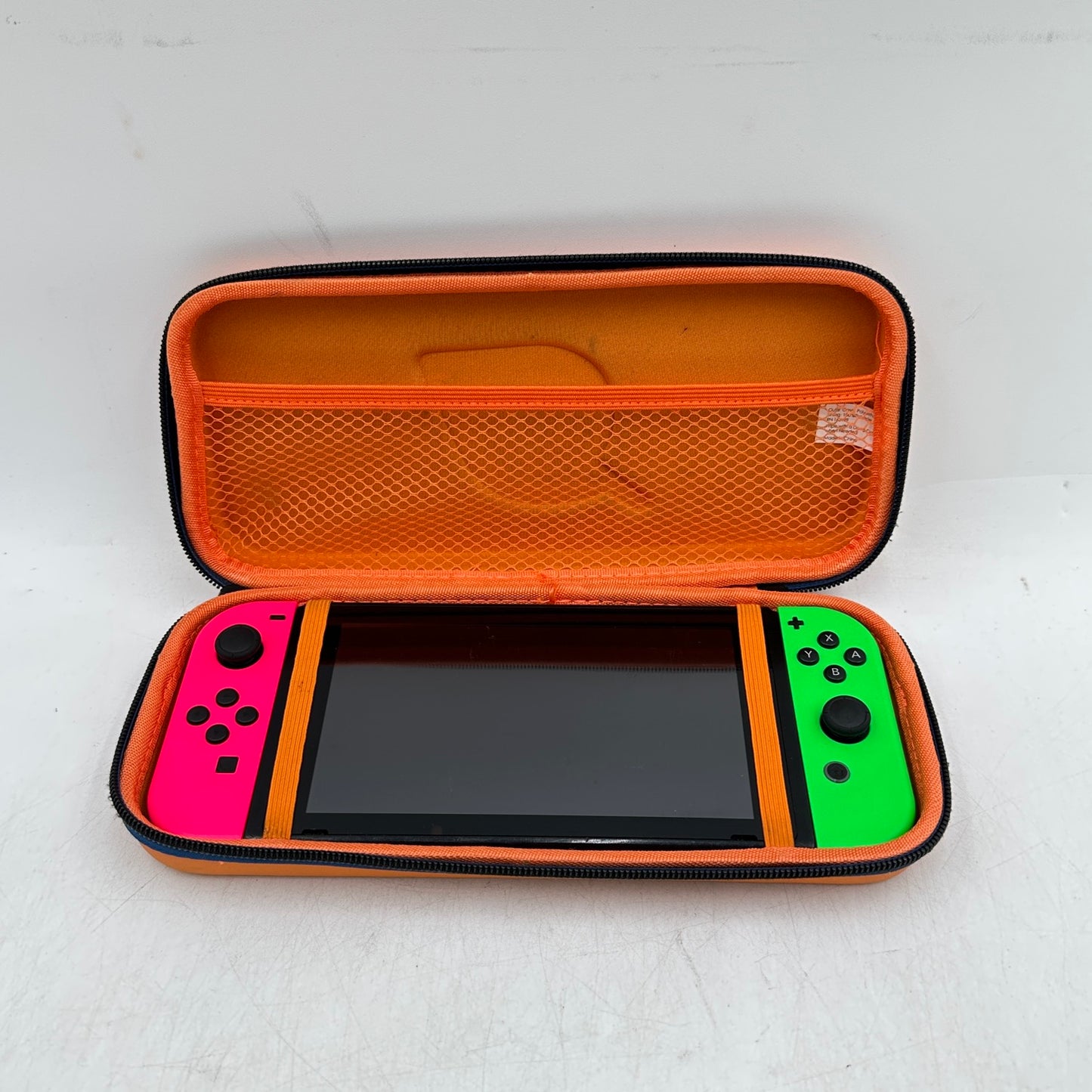 Nintendo Switch v2 Video Game Console Only HAC-001 (-01) Neon Pink/Neon Green