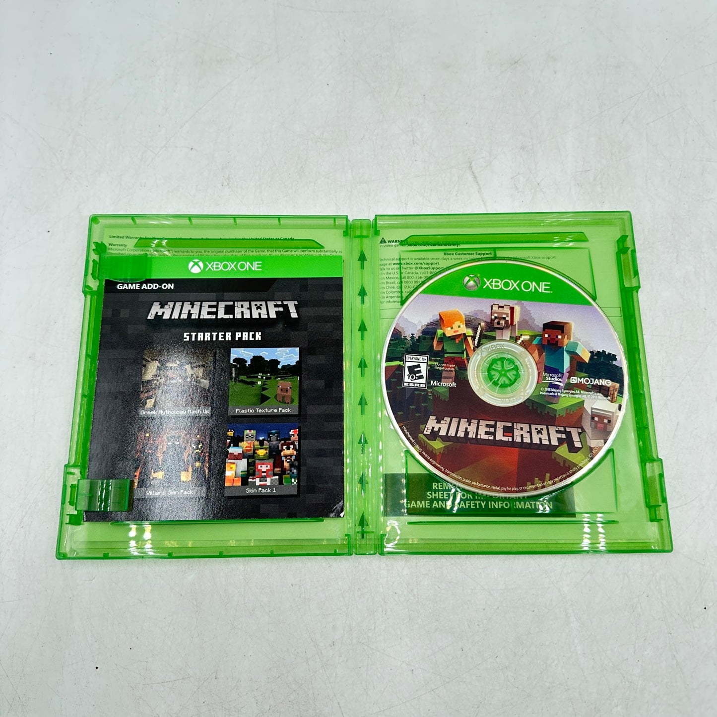 Minecraft (Microsoft Xbox One, 2018)
