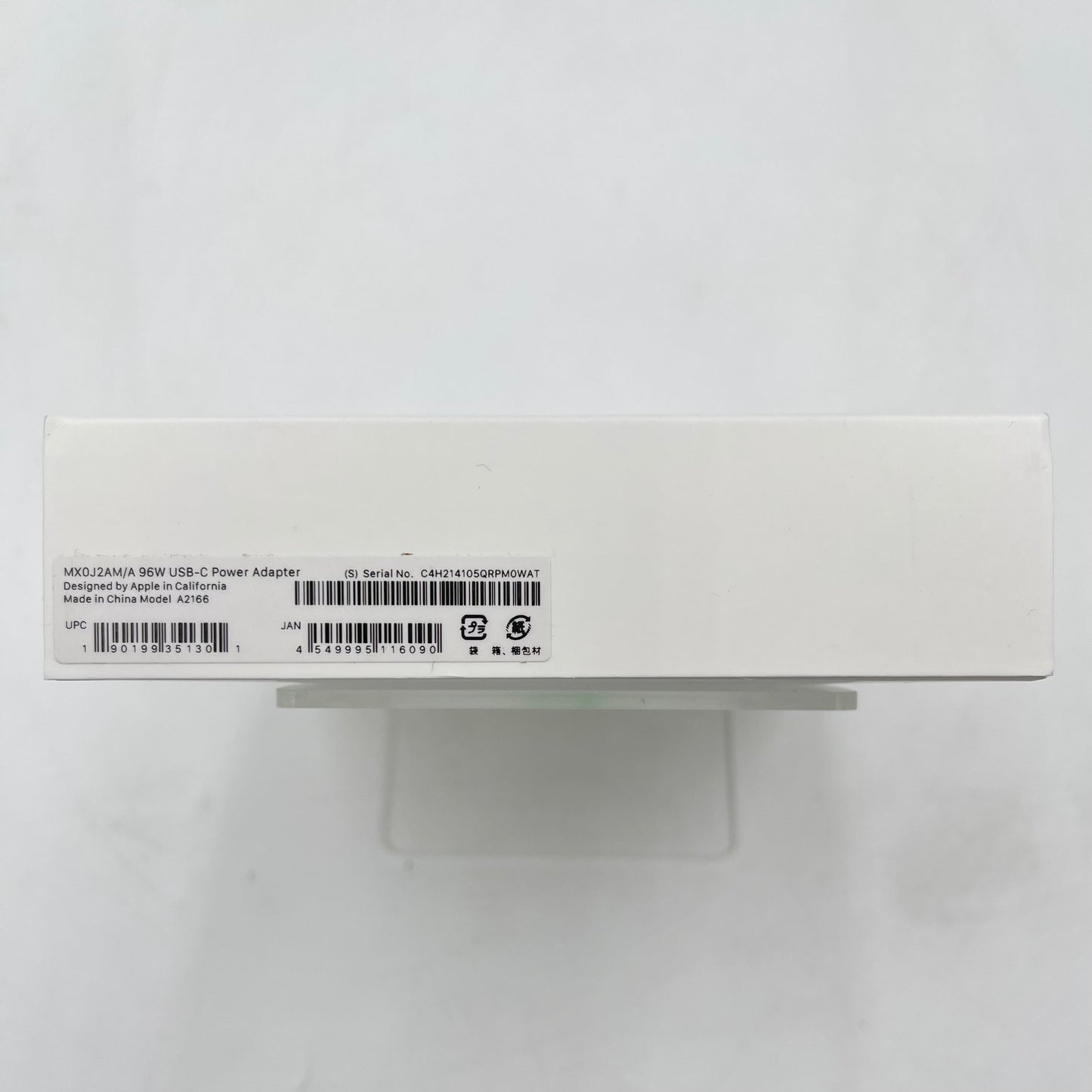 New Apple 96W USB-C White A2166 Power Adapter