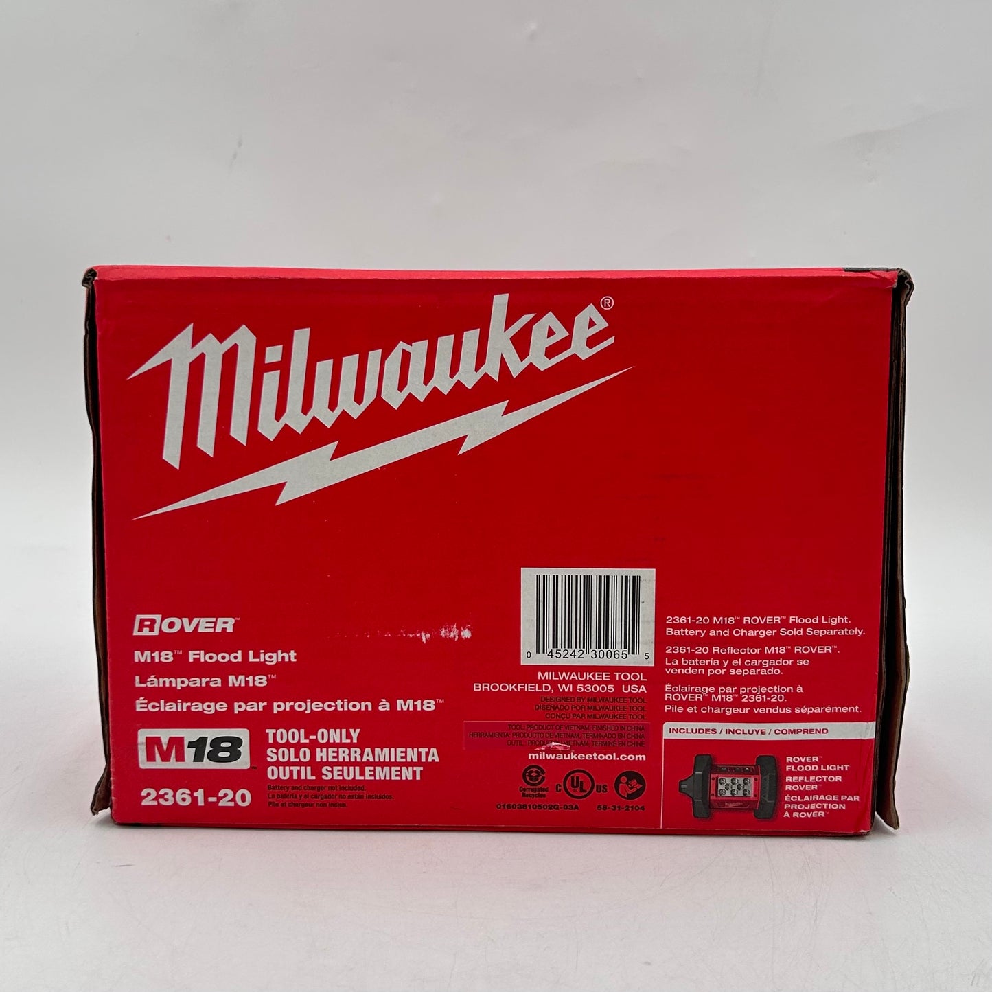New Milwaukee 2361-20 M18 18V Flood Light
