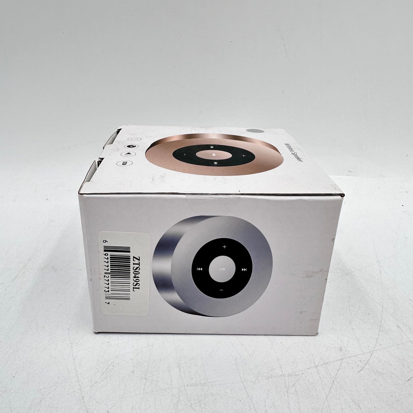 New ZTECH Wireless Portable Bluetooth Speaker Silver ZTS049SL