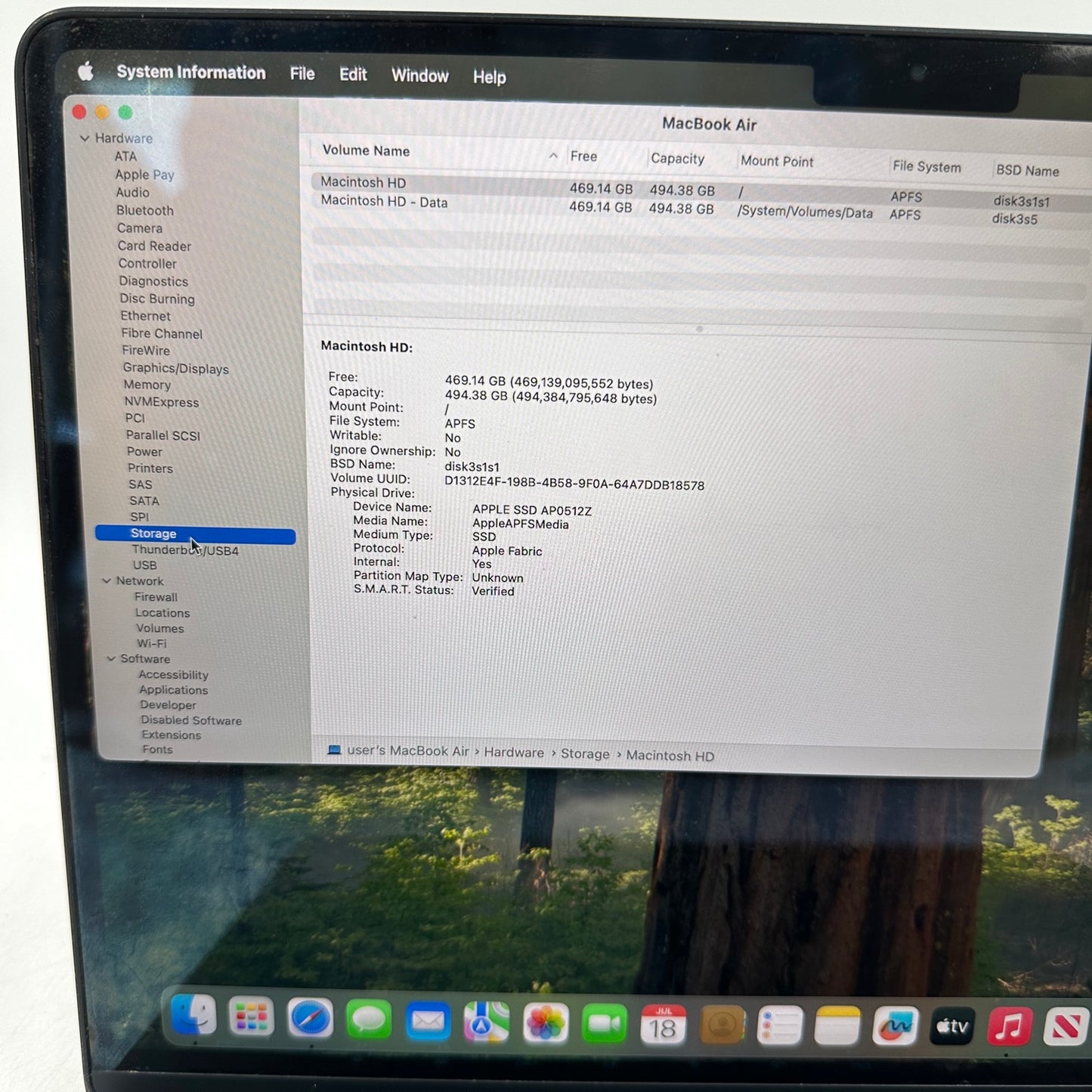 2022 Apple MacBook Air 13.6" M2 10C GPU 3.5GHz 8GB RAM 512GB SSD MLY43LL/A