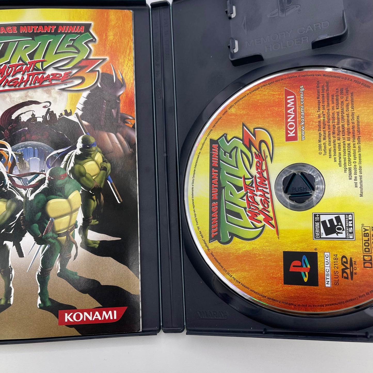 Teenage Mutant Ninja Turtles 3: Mutant Nightmare (Sony PlayStation 2 PS2, 2005)