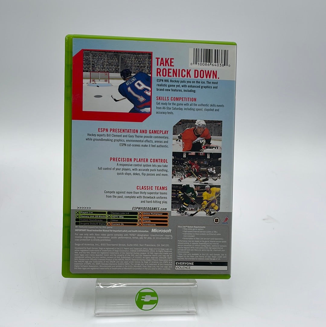 ESPN NHL Hockey (Microsoft Xbox, 2003)