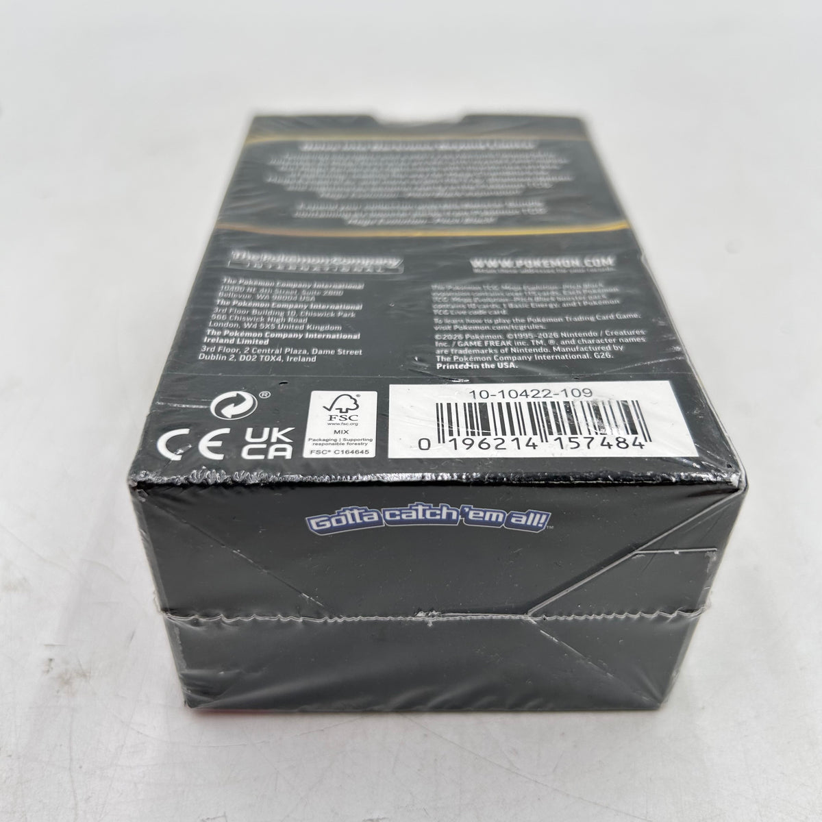 New Pokemon TCG Mega Evolution: Pitch Black Booster Pack