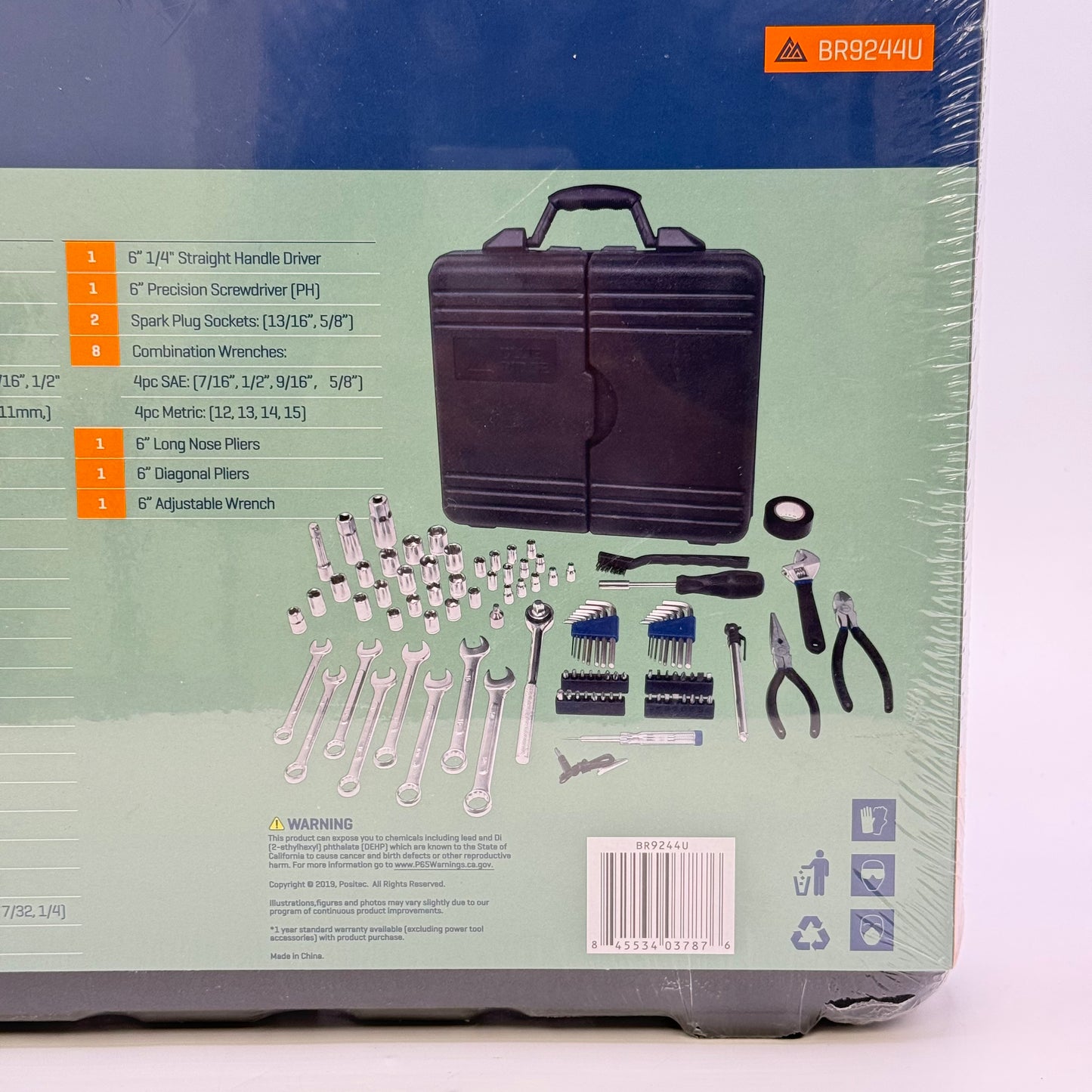 New Blue Ridge BR9244U Mechanics Tool Kit