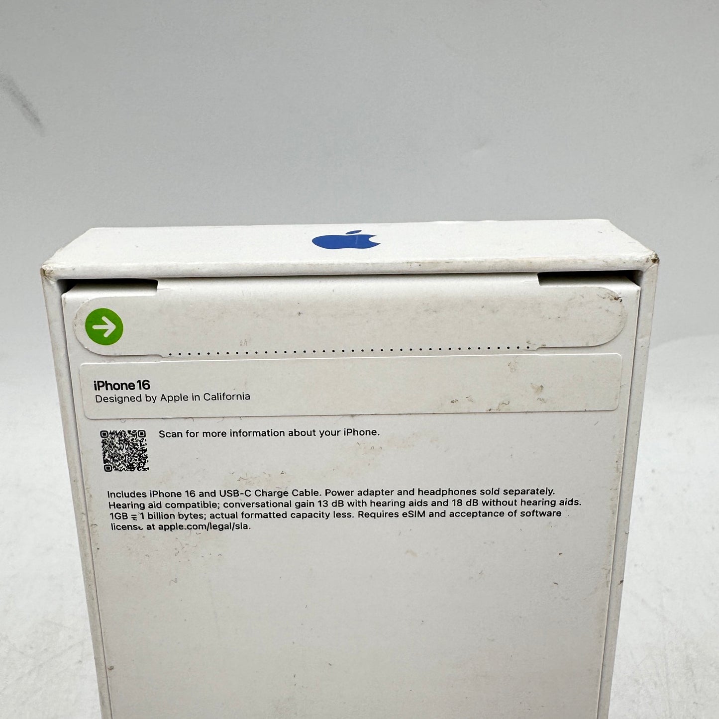 New Factory Unlocked Apple iPhone 16 eSIM 256GB Blue MYD13LL/A