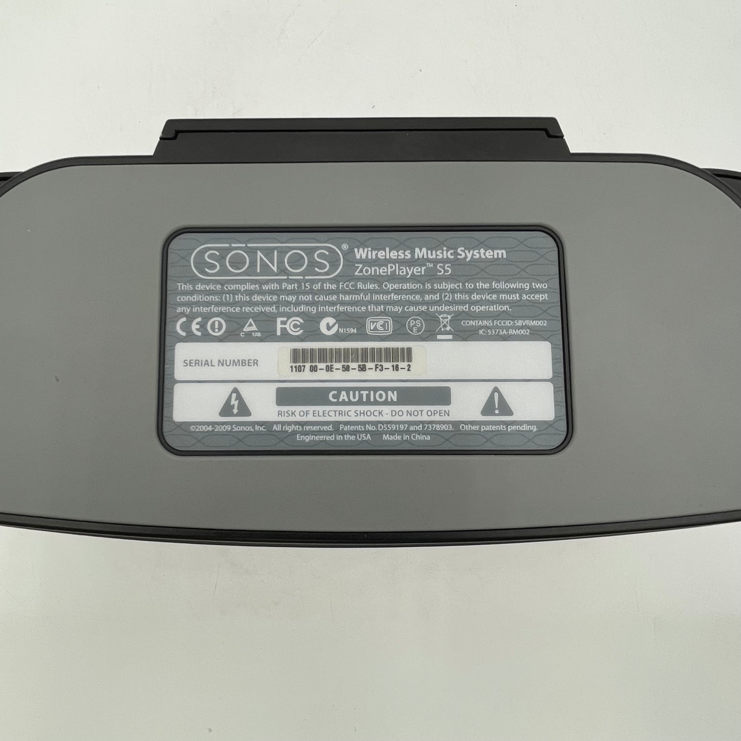 Sonos Zone Player Wireless Music System Black S5