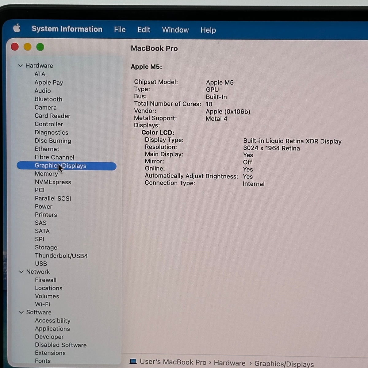 2026 Apple MacBook Pro 14" M5 10C GPU 4.6GHz 16GB RAM 512GB SSD A3434