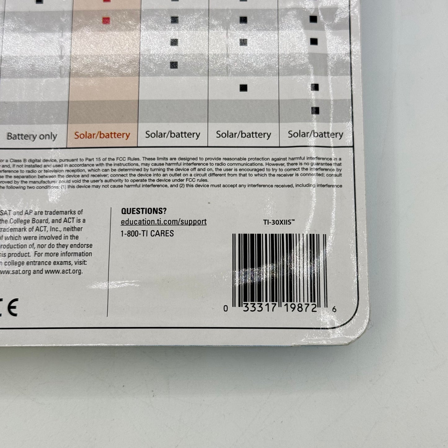 New Texas Instruments TI-30XIIS Graphing Calculator