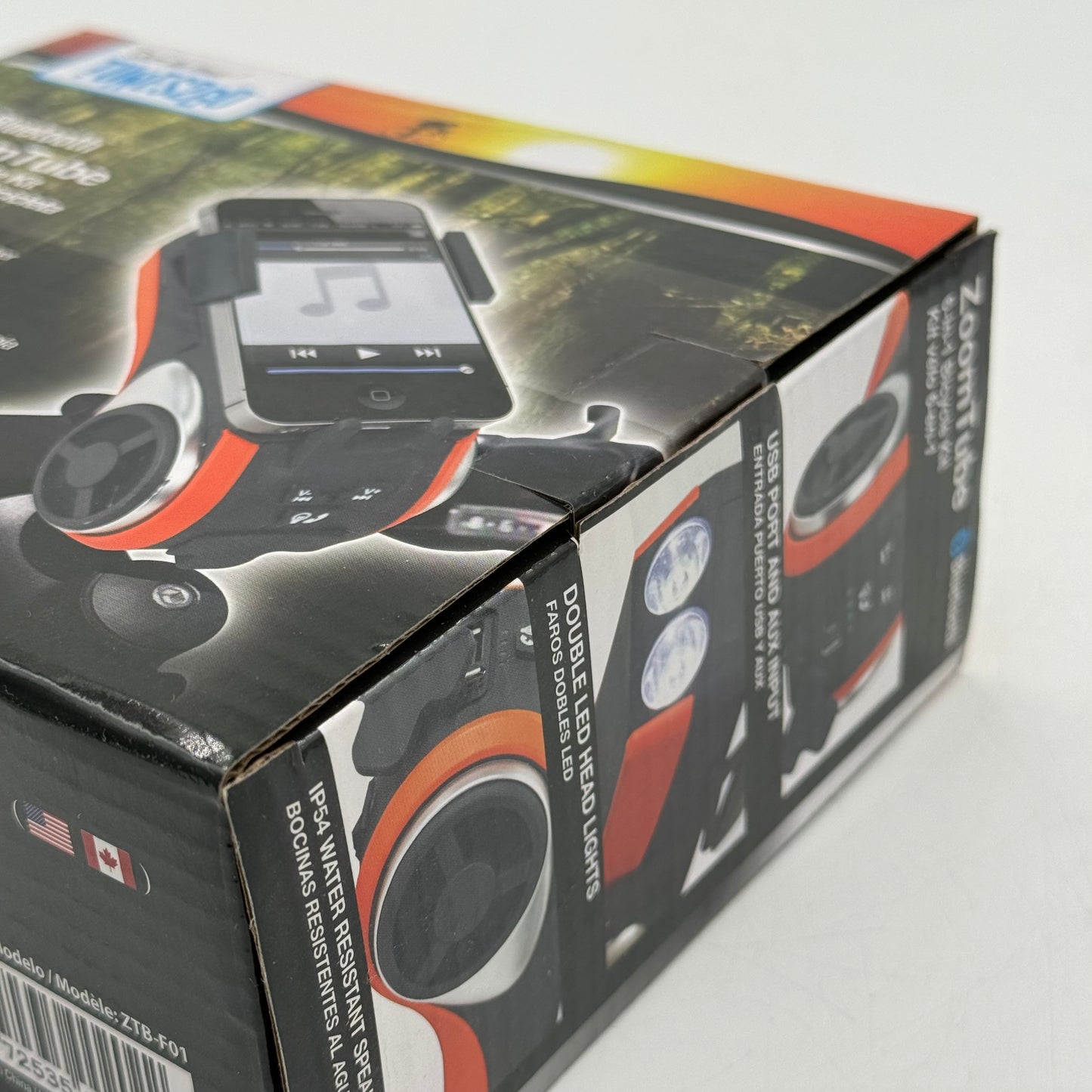Tunes2Go ZoomTube 6-In-1 Bicycle Kit Bluetooth Speaker Phone Mount ZTB-F01
