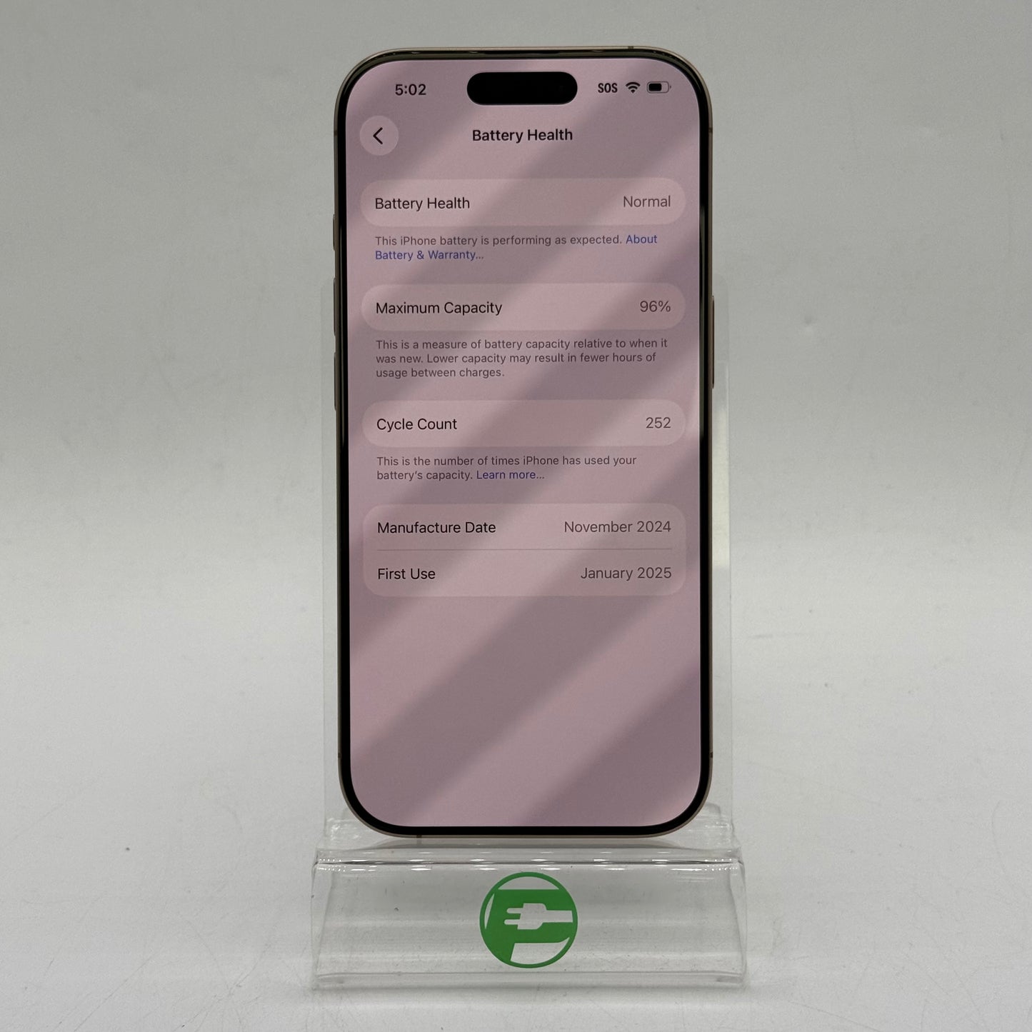 Factory Unlocked Apple iPhone 16 Pro 256GB Desert Titanium MYMJ3LL/A