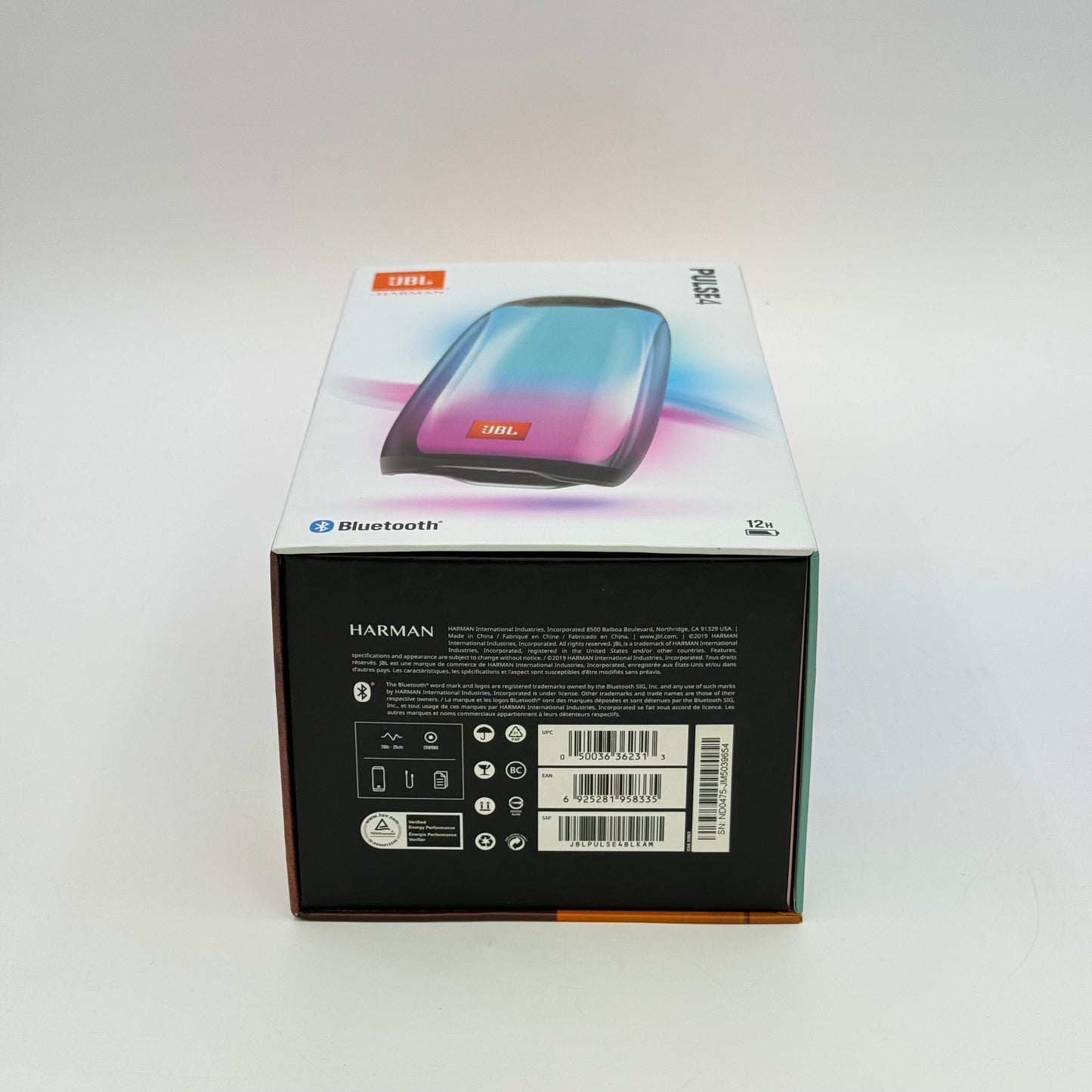 JBL Pulse 4 Portable Bluetooth Party Speaker Black