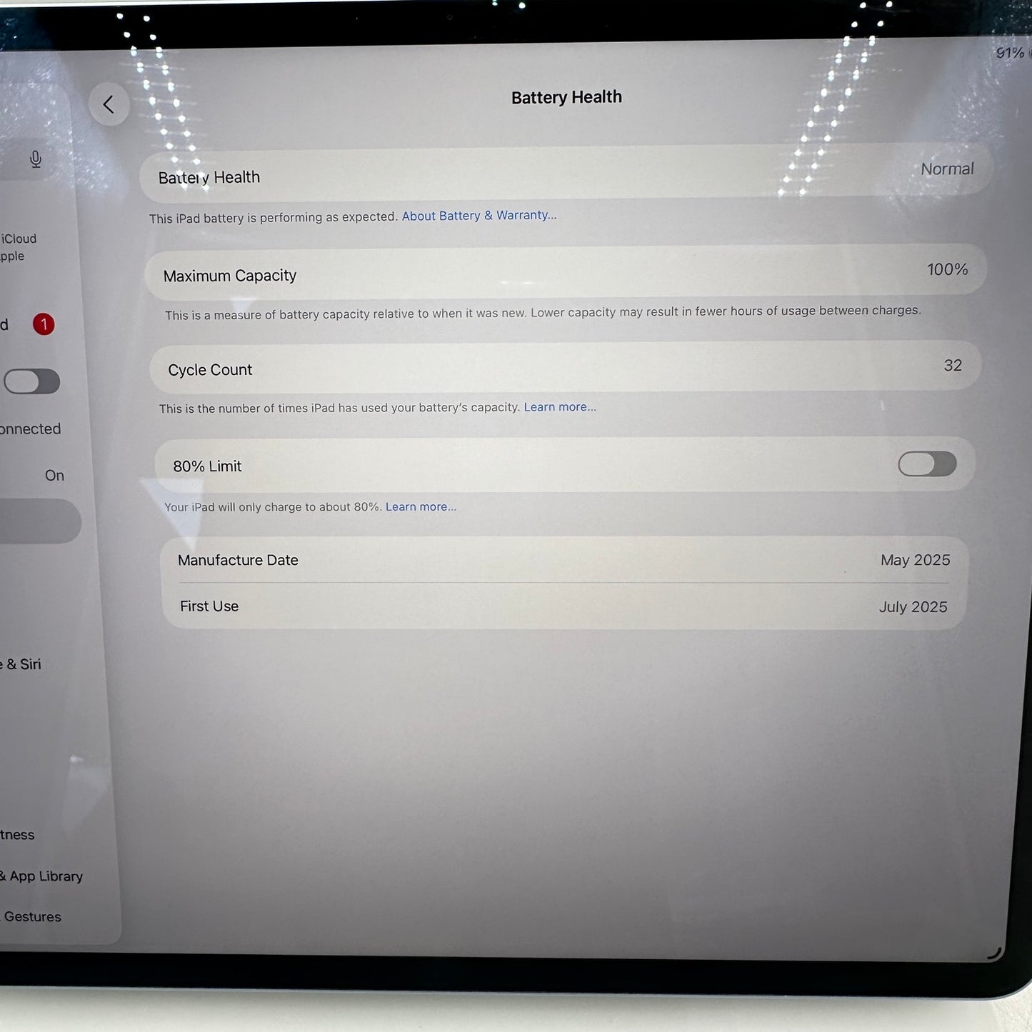 WiFi Only Apple iPad Air 11" M3 128GB Blue MCNJ4LL/A + Extras