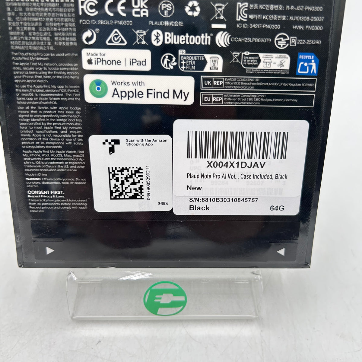 New Plaud Note Pro AI Voice Recorder 64GB PN0300