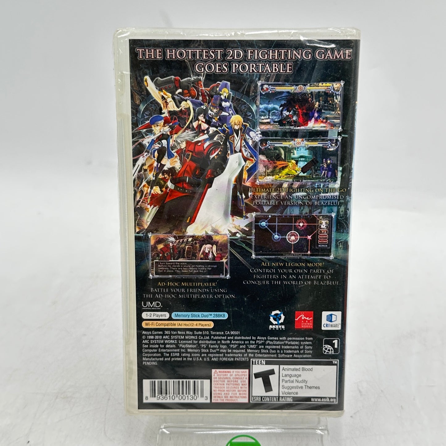 New BlazBlue: Calamity Trigger Portable (Sony PlayStation Portable PSP, 2010)