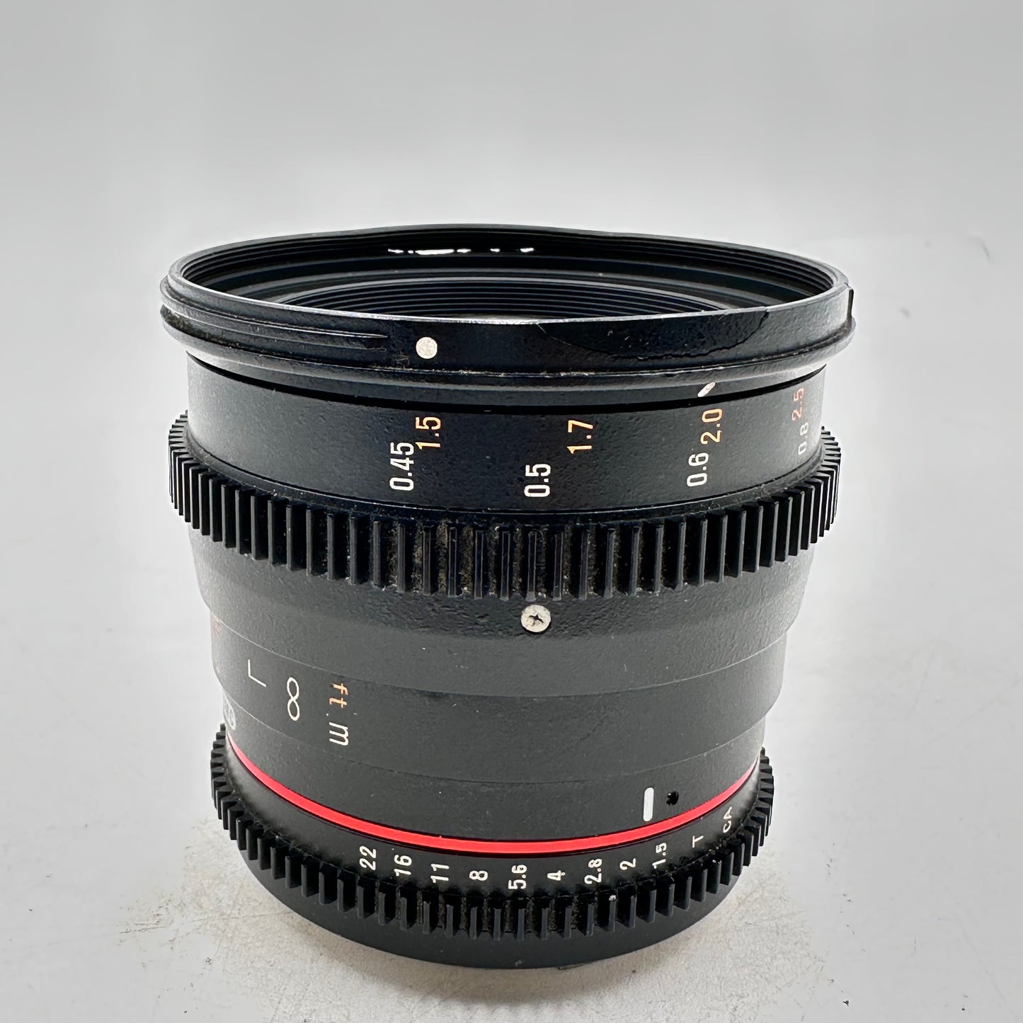 Rokinon 50mm T1.5 AS UMC For Canon EF Mount Cine DS Lens READ