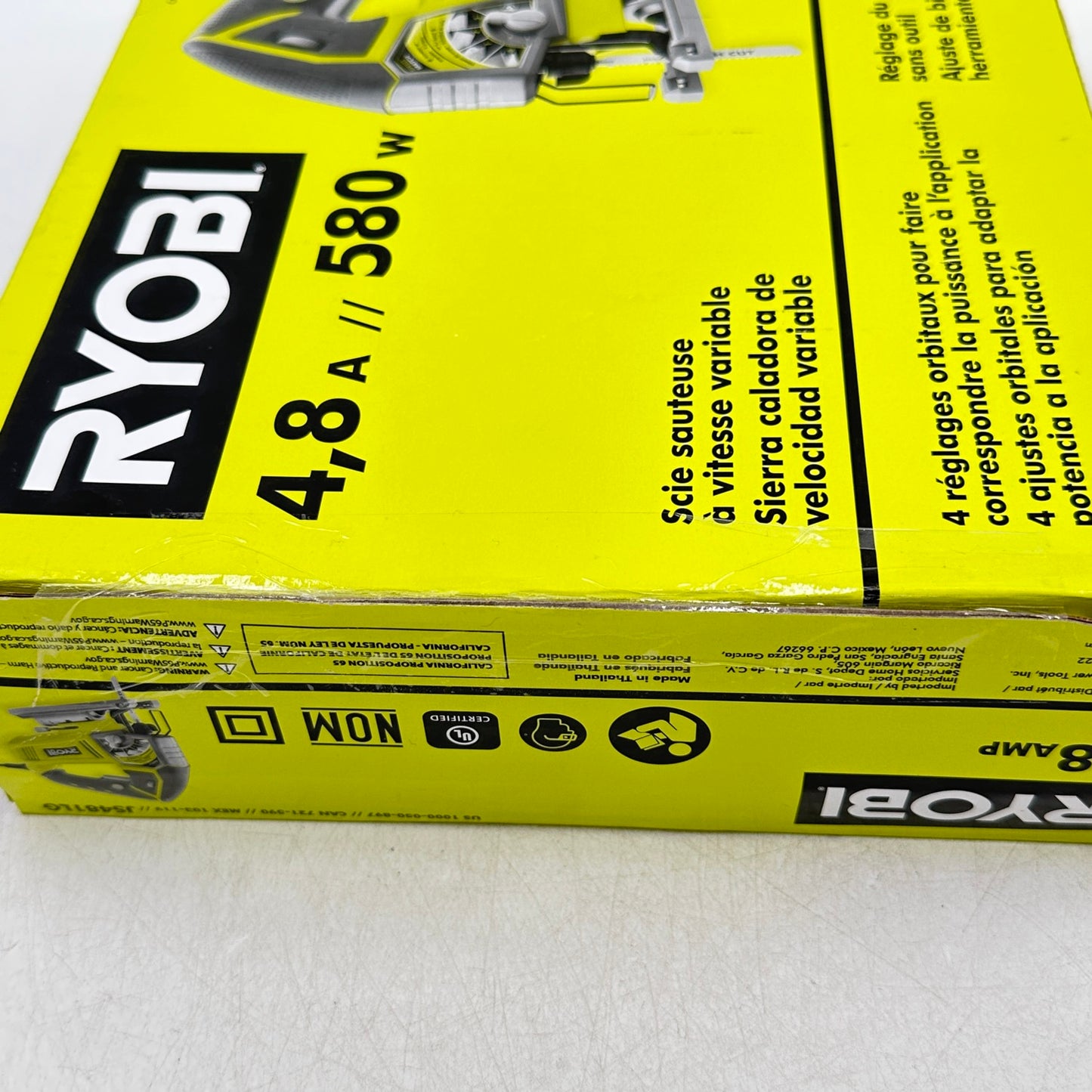 New Ryobi JS481LG 4.8 Amp Variable Speed Jig Saws