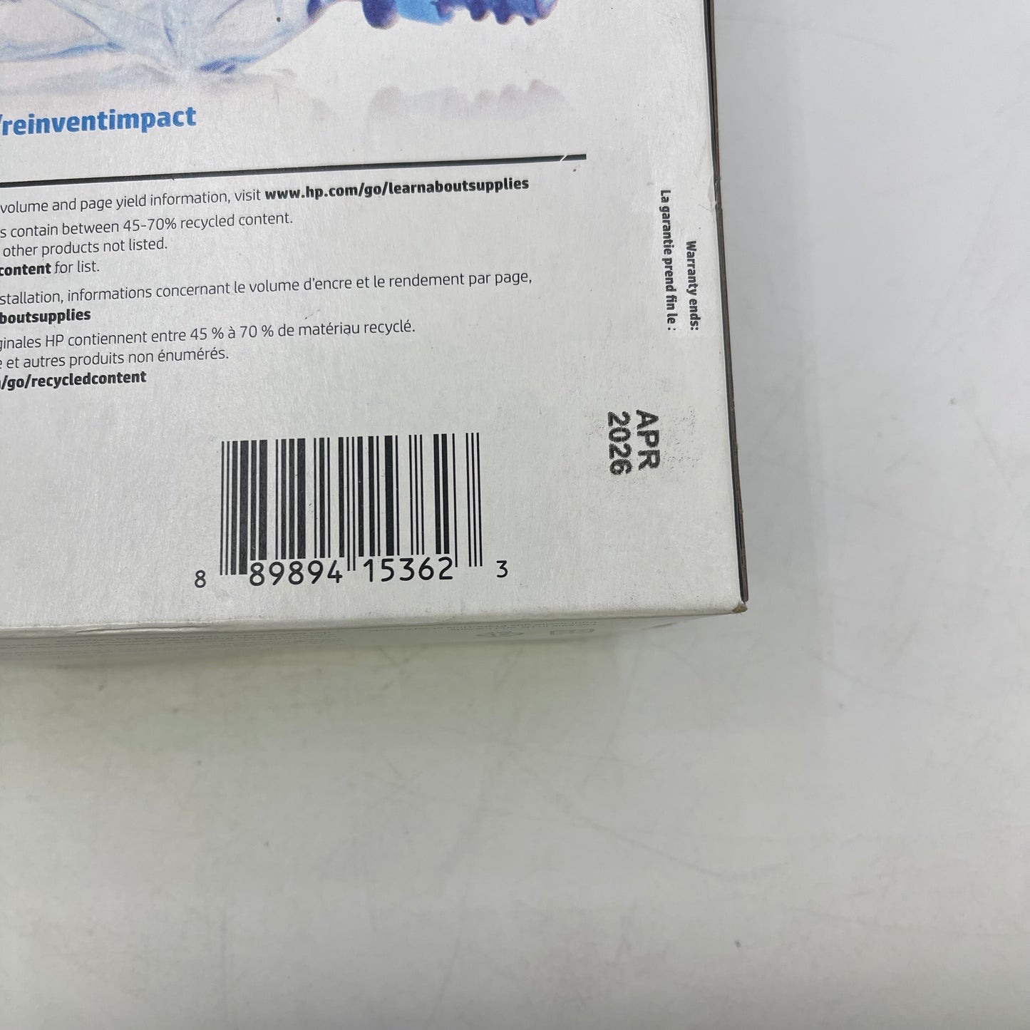 New HP 60 N9H63FN Black/Tri-color Ink Cartridge