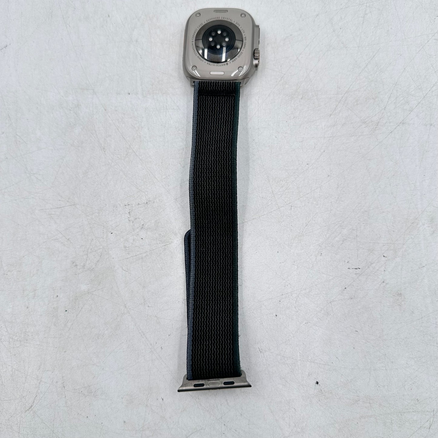 Unlocked Apple Watch Ultra 2 49MM Natural Titanium Black Trail Loop MRF63LL/A