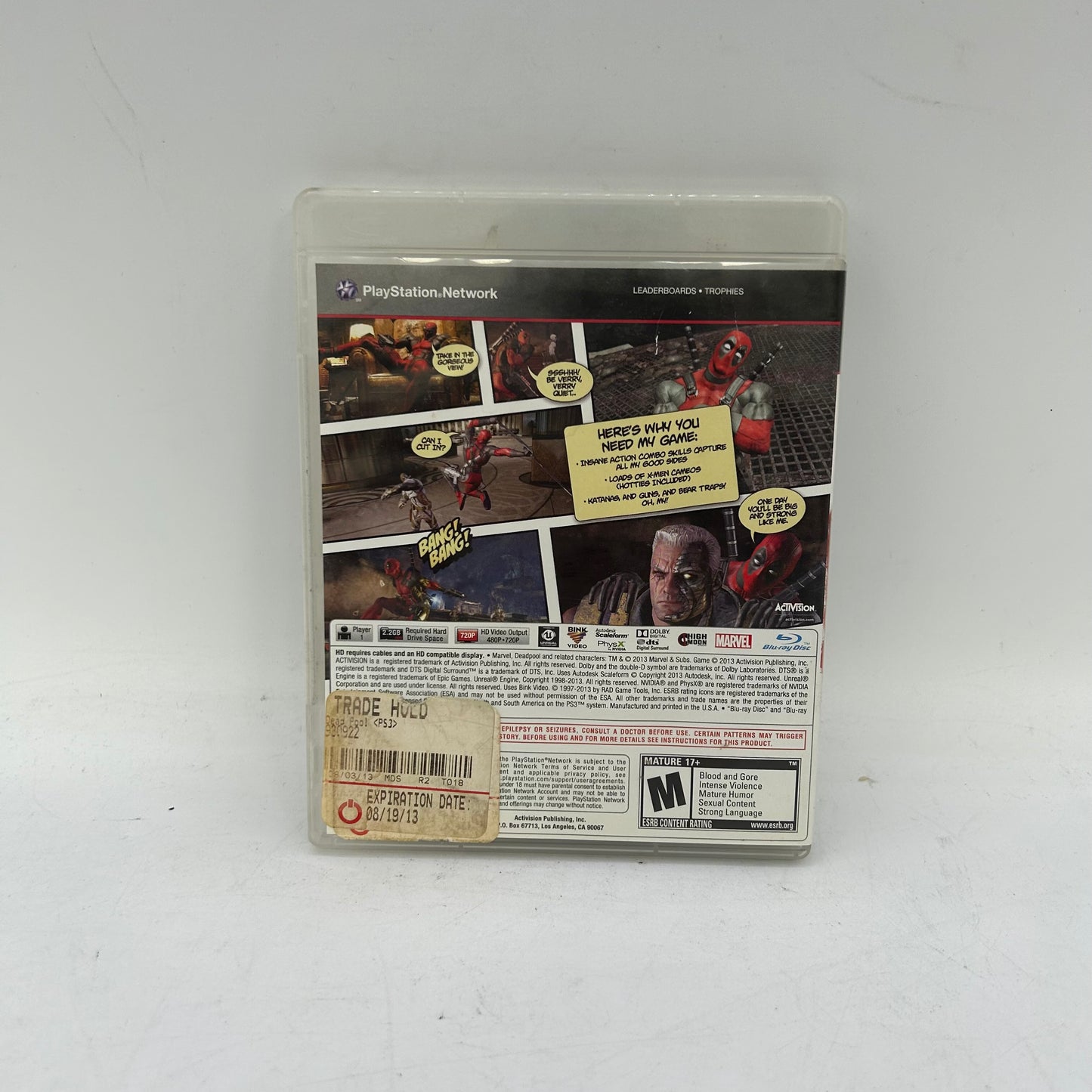 Deadpool (Sony PlayStation 3 PS3, 2013)