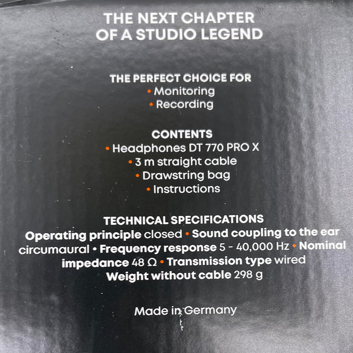 Beyerdynamic DT 770 PRO Over-Ear Dynamic Studio Headphone Black