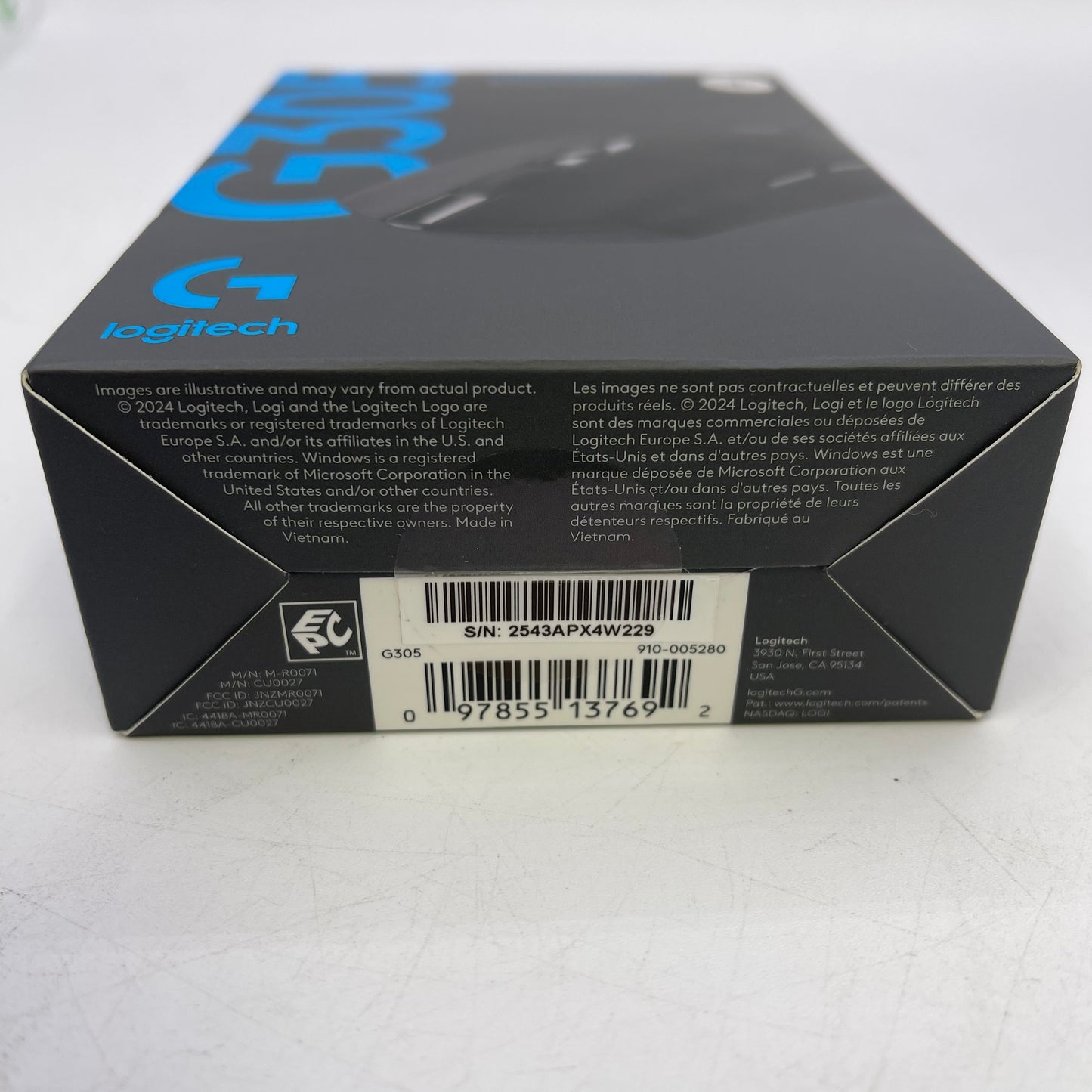 New Logitech Light Speed Wireless Gaming Mouse G305