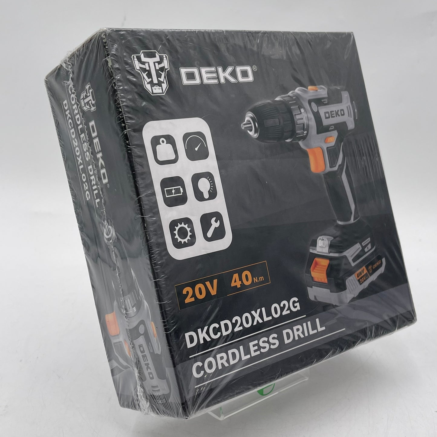 New Deko DKCD20XL02G 20V Cordless Drill
