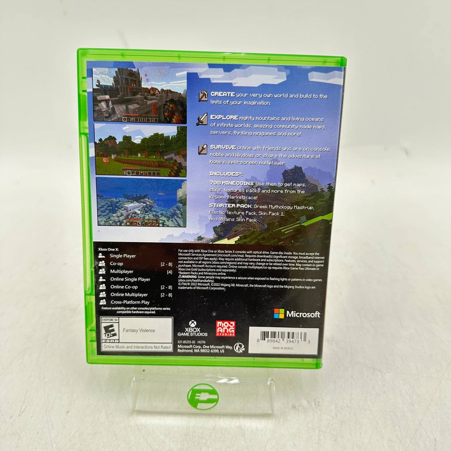 Minecraft (Microsoft Xbox One, 2018)