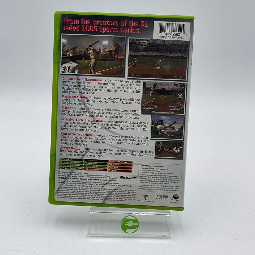Major League Baseball 2K5 (Microsoft Xbox, 2005)