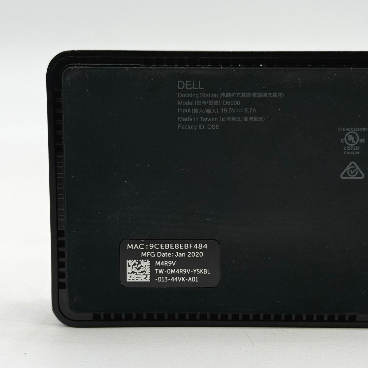 Dell Universal Laptop Docking Station D6000