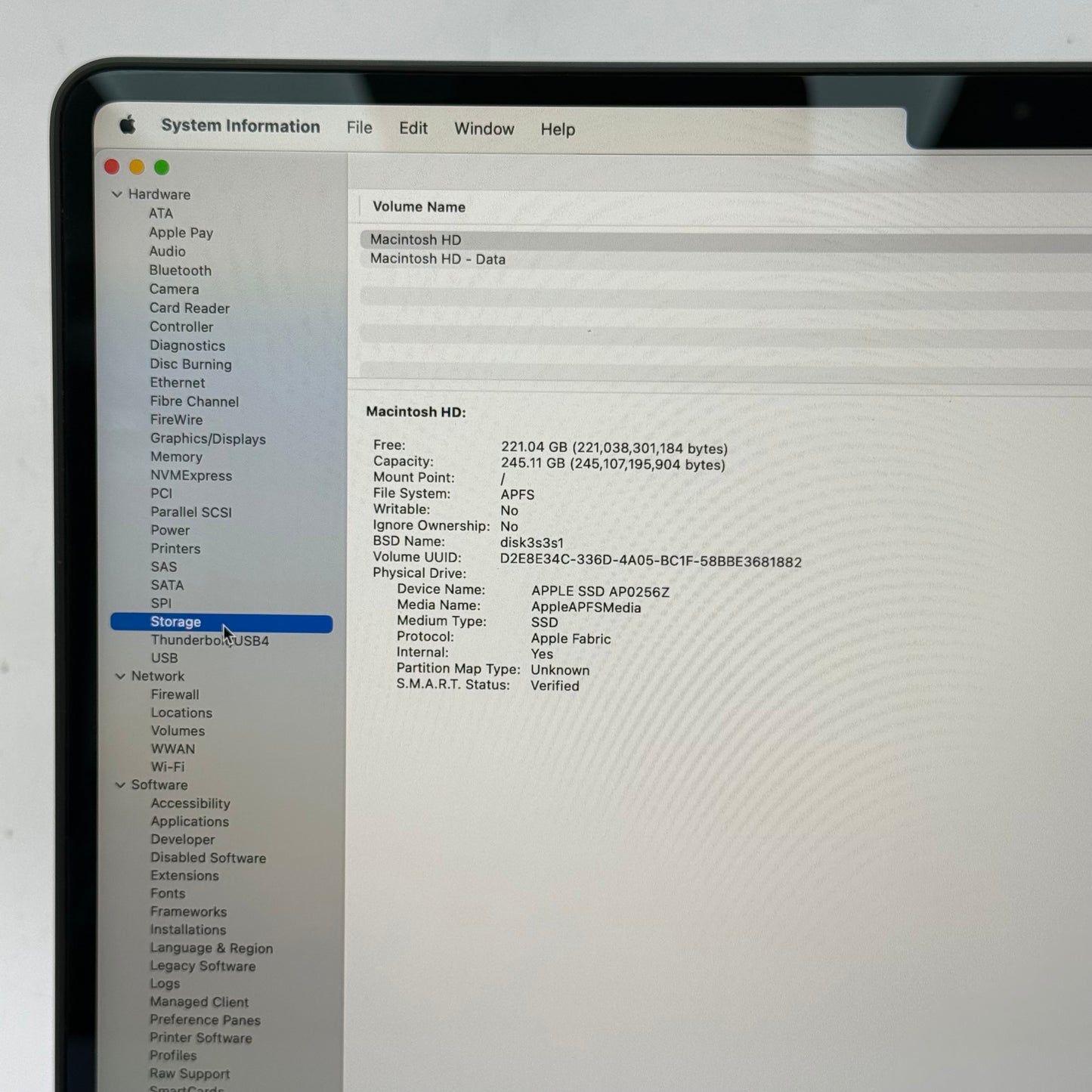 2022 Apple MacBook Air 13.6" M2 8C GPU 3.5GHz 8GB RAM 256GB SSD A2681