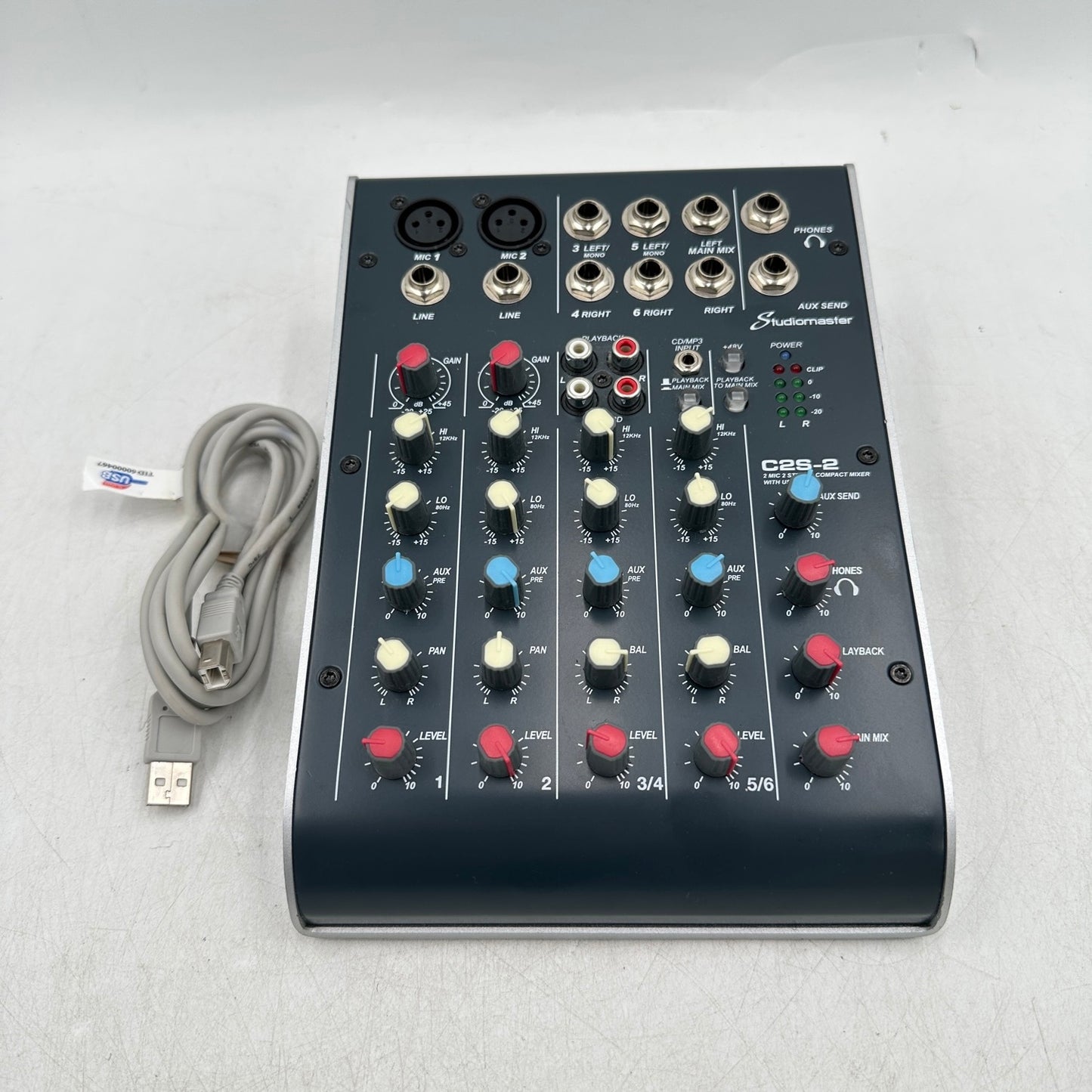 Studiomaster C2S-2 2-Channel Compact Mixer