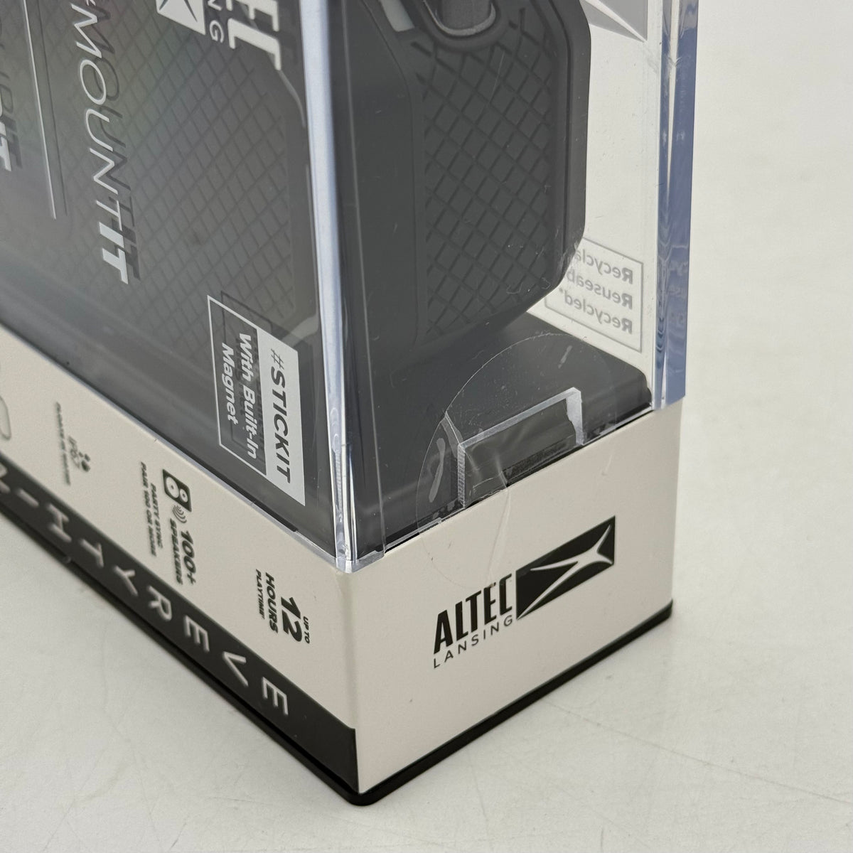 New Altec Lansing Hydra Mini 2 Portable Bluetooth Speaker Black IMW1002-BLKBLKG