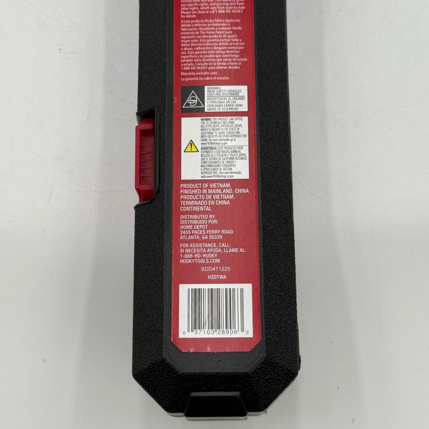 New Husky 564 464 1/2" Drive Torque Wrench 50-250 FT LBS
