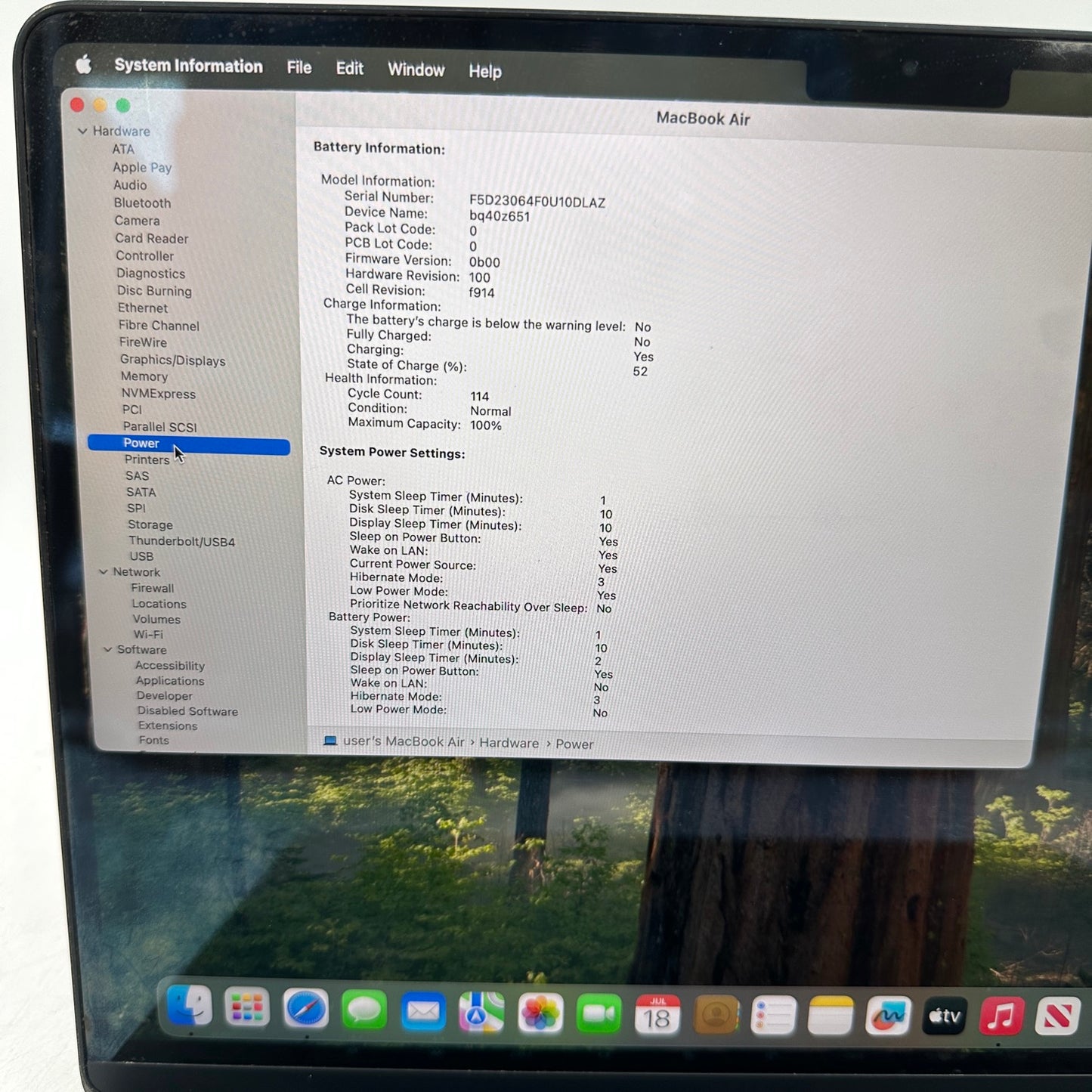 2022 Apple MacBook Air 13.6" M2 10C GPU 3.5GHz 8GB RAM 512GB SSD MLY43LL/A