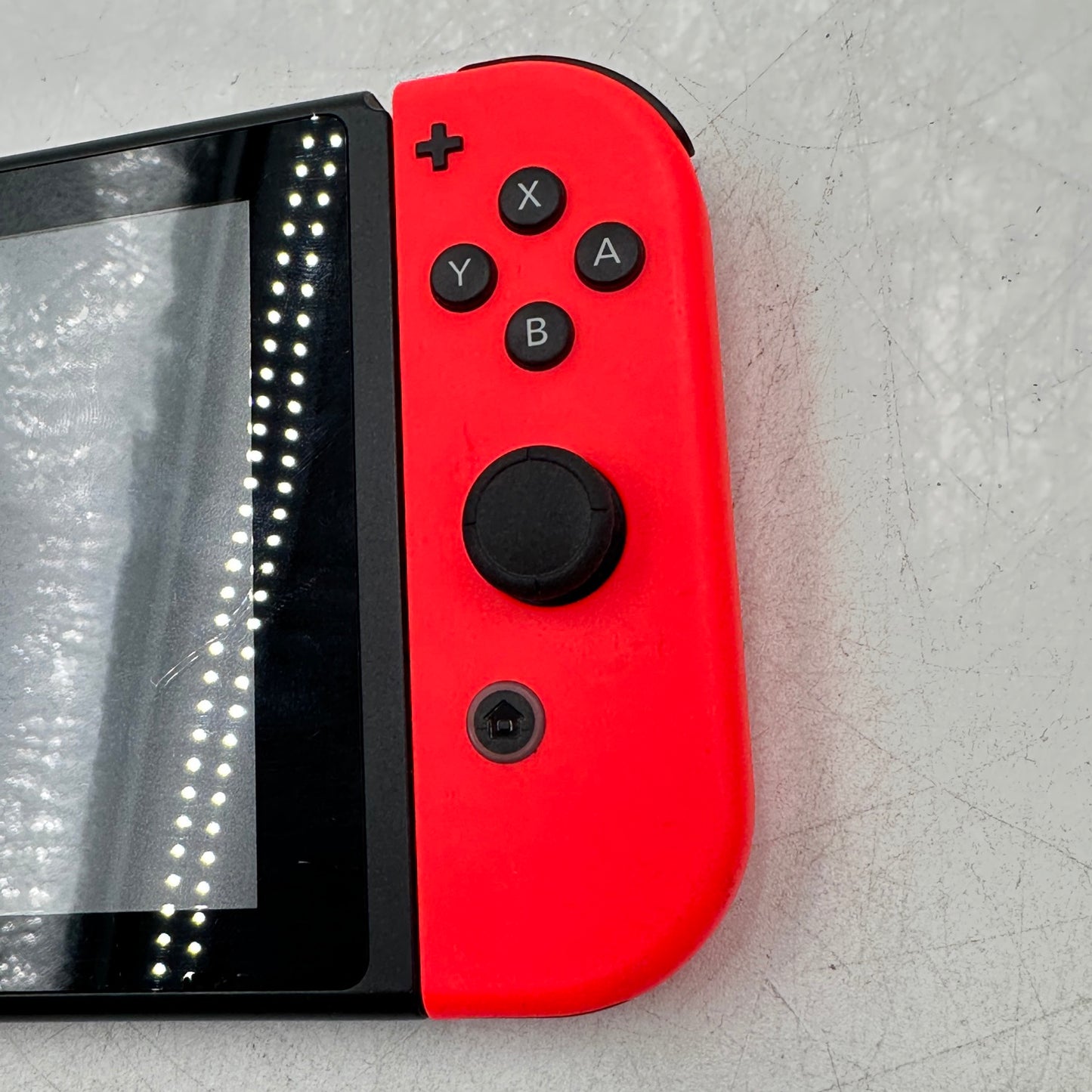 Nintendo Switch v2 HAC-001(-01) Red/Blue Video Game Console Bundle