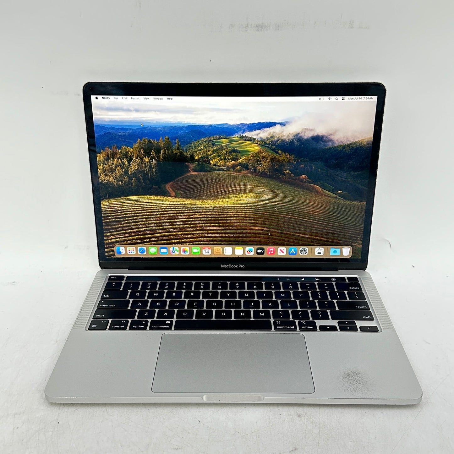 2020 Apple MacBook Pro 13.3" M1 8C GPU 3.2GHz 8GB RAM 256GB SSD READ