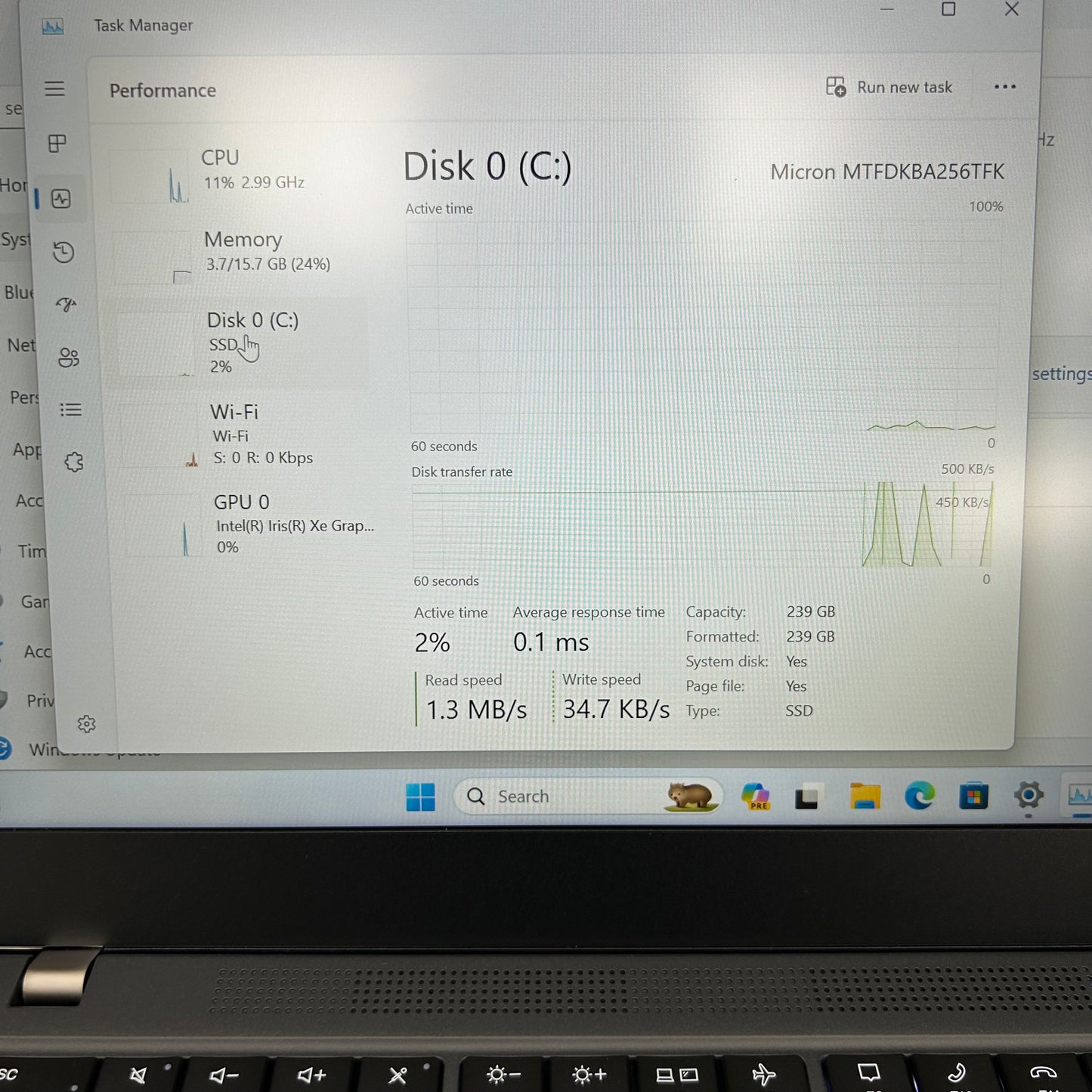 Broken Lenovo ThinkPad T14s Gen 2 14" i5-1145G7 2.60GHz 16GB RAM 256GB RemotelyMng