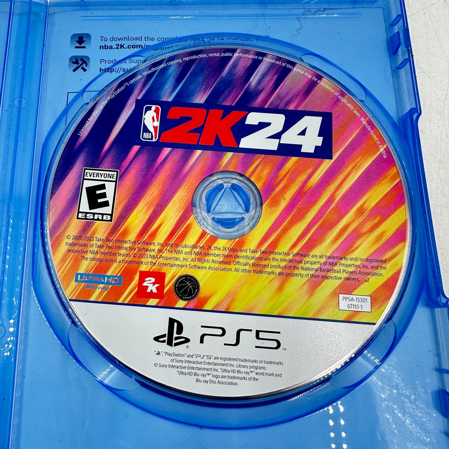 Lot of 2 Sony PlayStation 5 PS5 Games NBA 2K21 | NBA 2K24