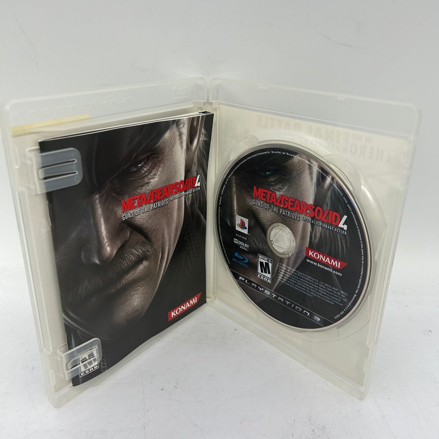 MetalGearSolid4 (Sony PlayStation 3 PS3, 2008)