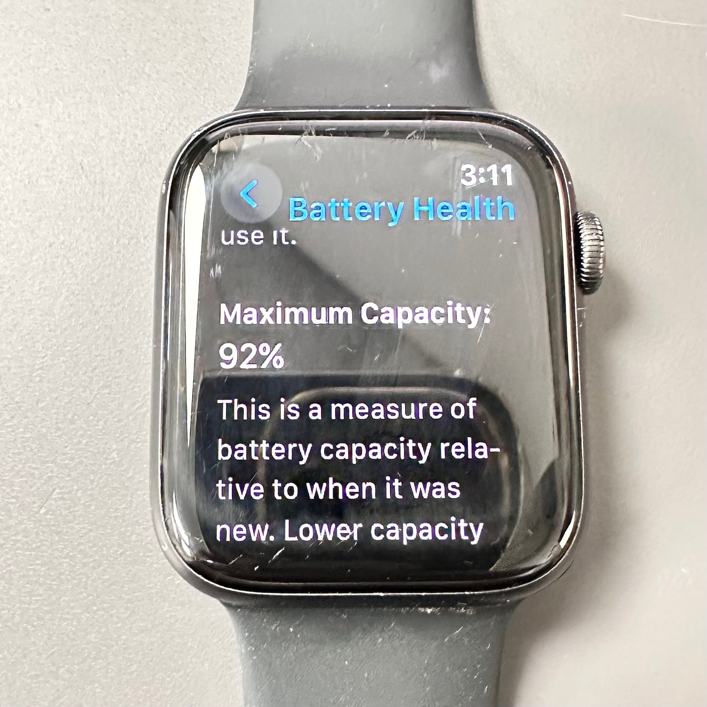 Factory Unlocked Apple Watch Series 6 44MM Black Aluminum + Sport Band M07H3LL/A