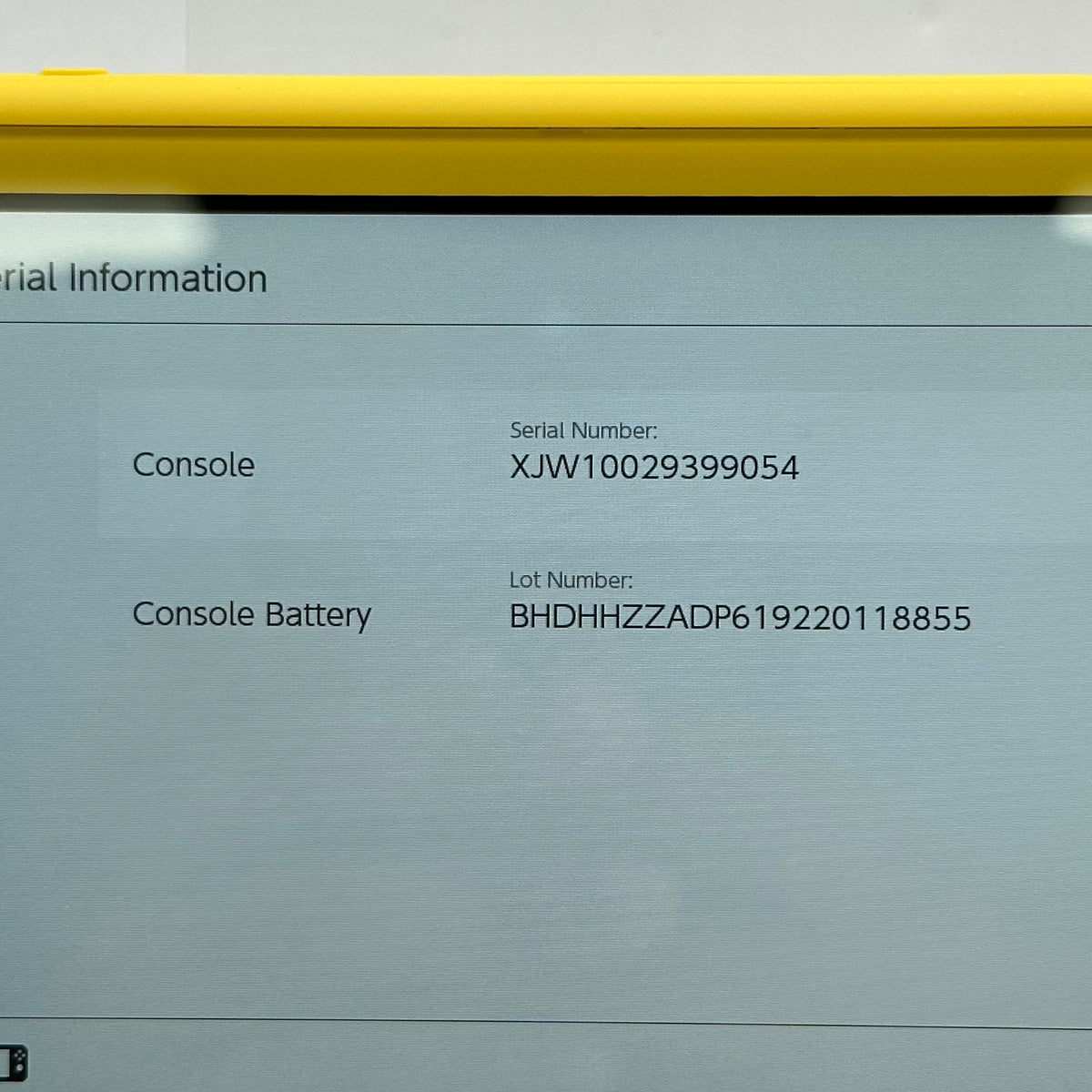 Nintendo Switch Lite Handheld Game Console Only HDH-001 Yellow