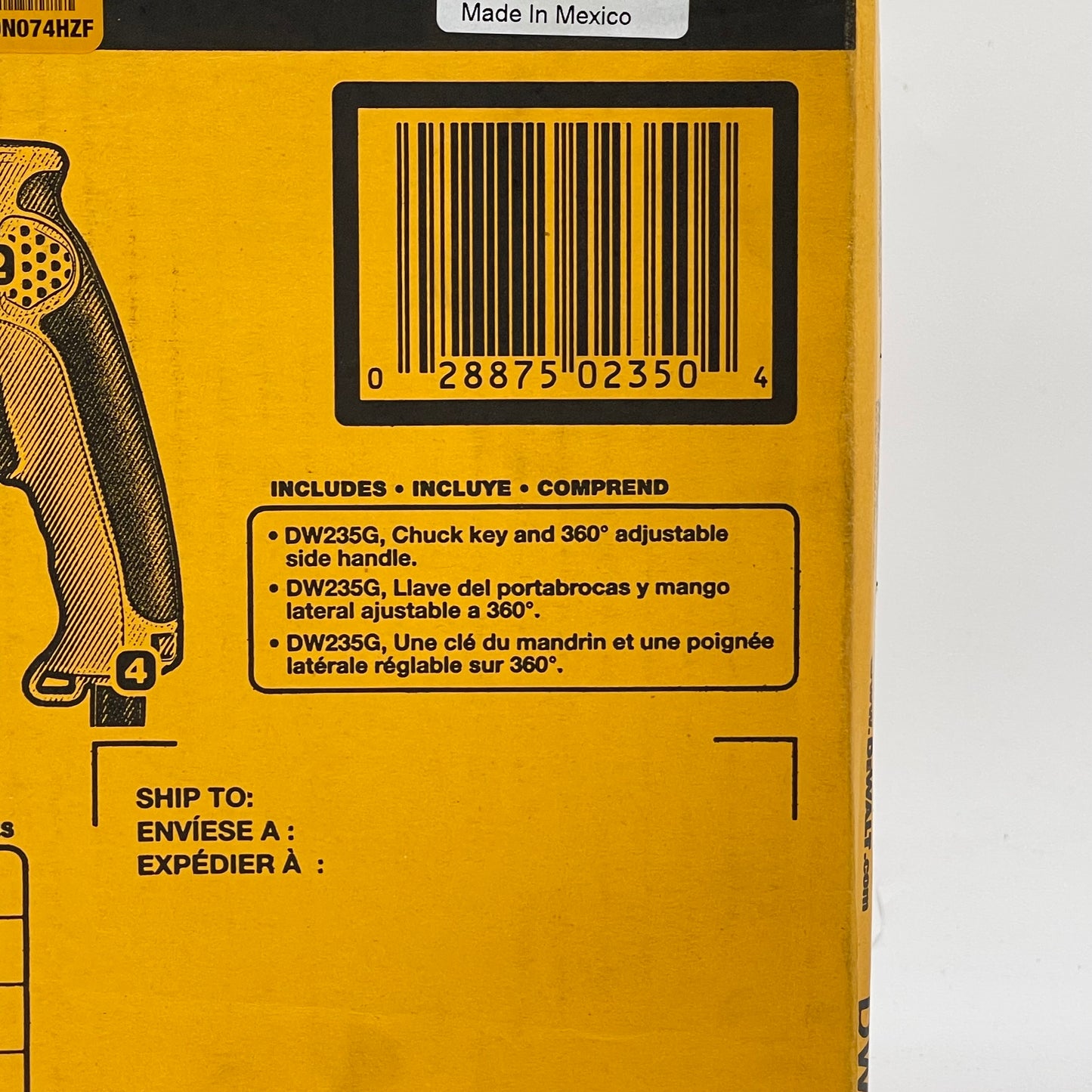 New DeWalt DW235G 120V 1/2" (13mm) Drill